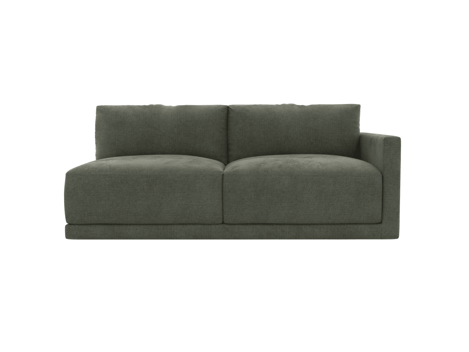 Haven Tribute Dark Jade 3 Seater Right Arm Facing Sofa Module color Tribute Dark Jade