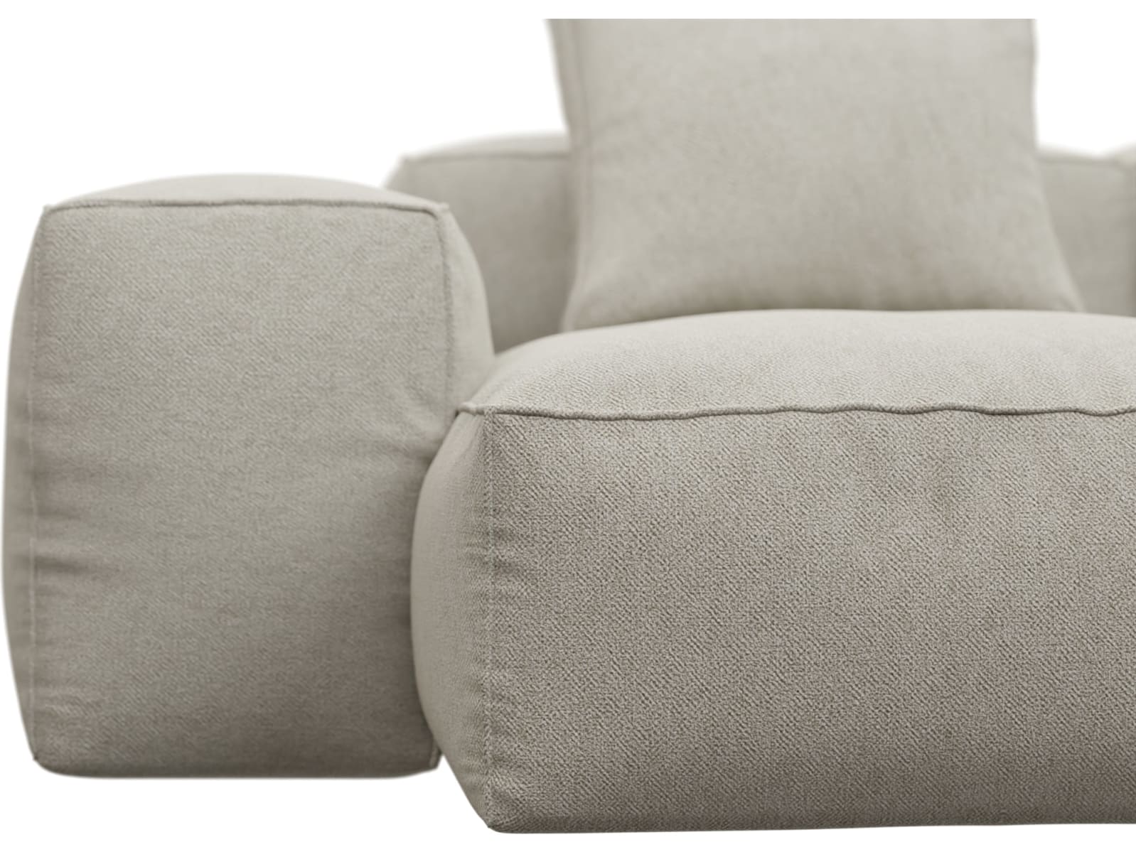Riley Noa Desert Modular Sofa - 2 Seater Chaise color Noa Desert