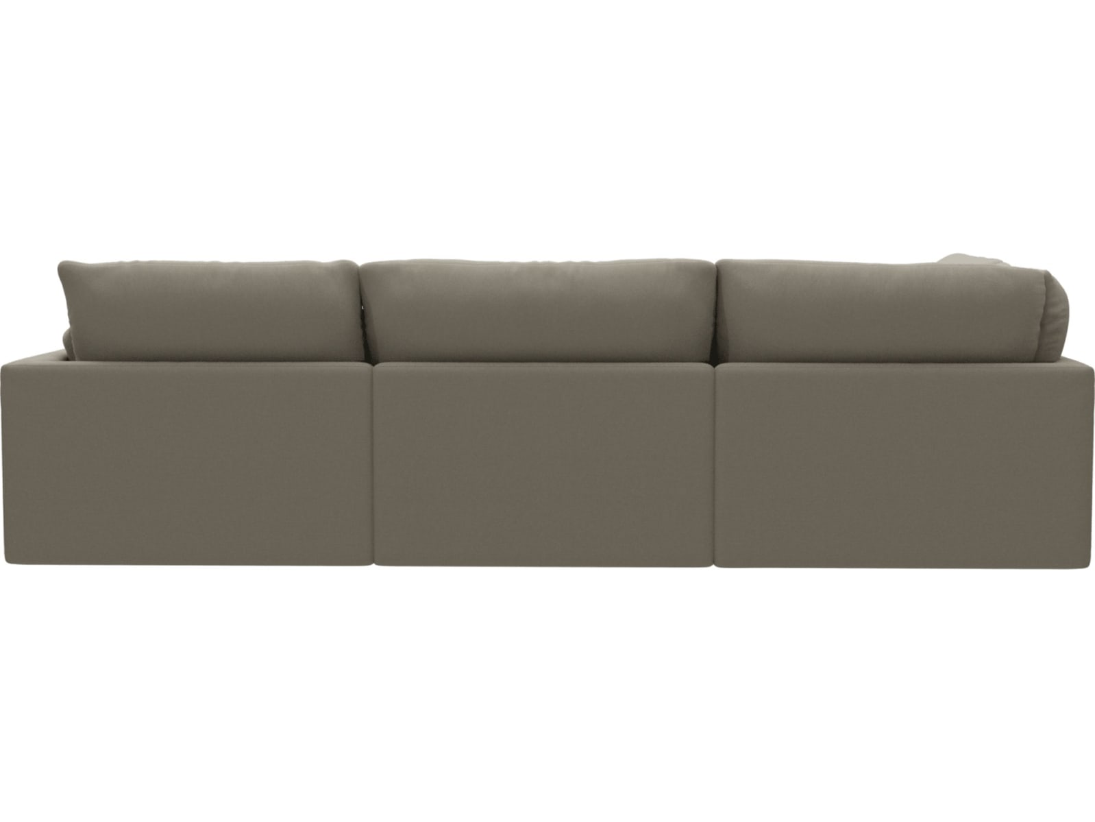 Willow Plaza Natural Corner Sofa - 4 Seater LAF Terminal color Plaza Natural