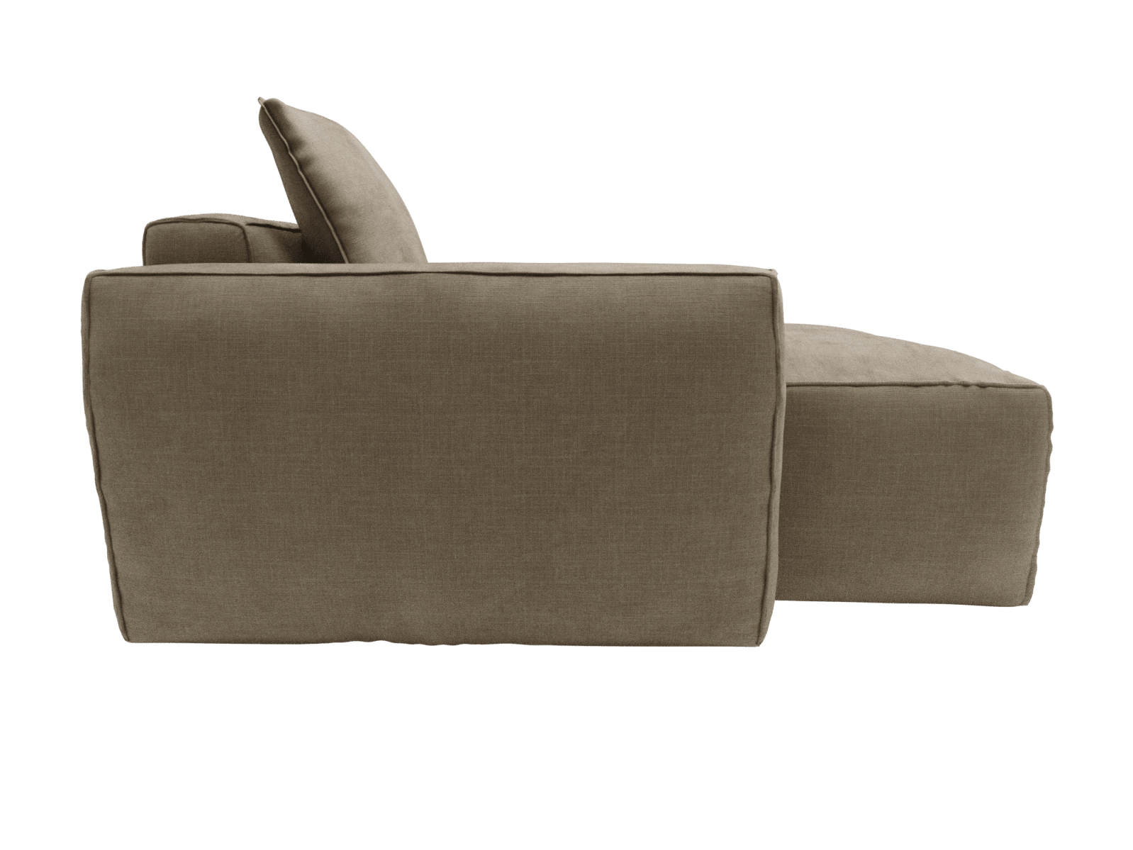Riley Apt Tribute Walnut Chaise Left Arm Facing Sofa Module color Tribute Walnut