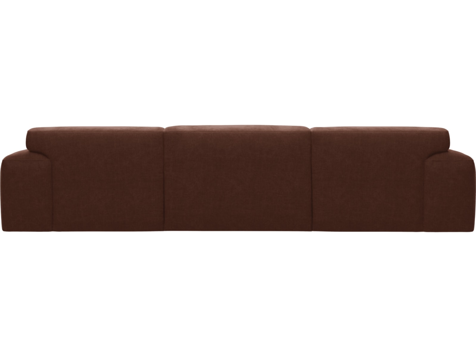 Copenhagen Muse Rust Chaise Sofa - 3 Seater color Muse Rust