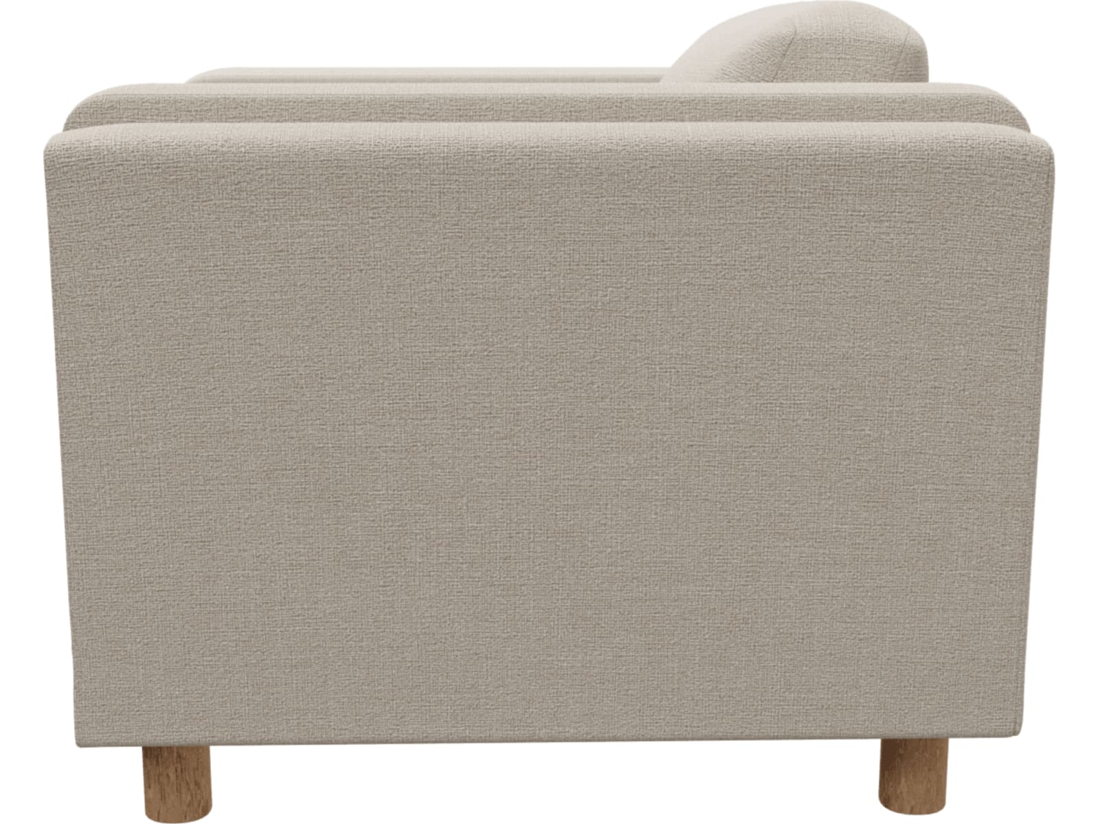 Hayes Santa Fe Sand Armchair color Santa Fe Sand