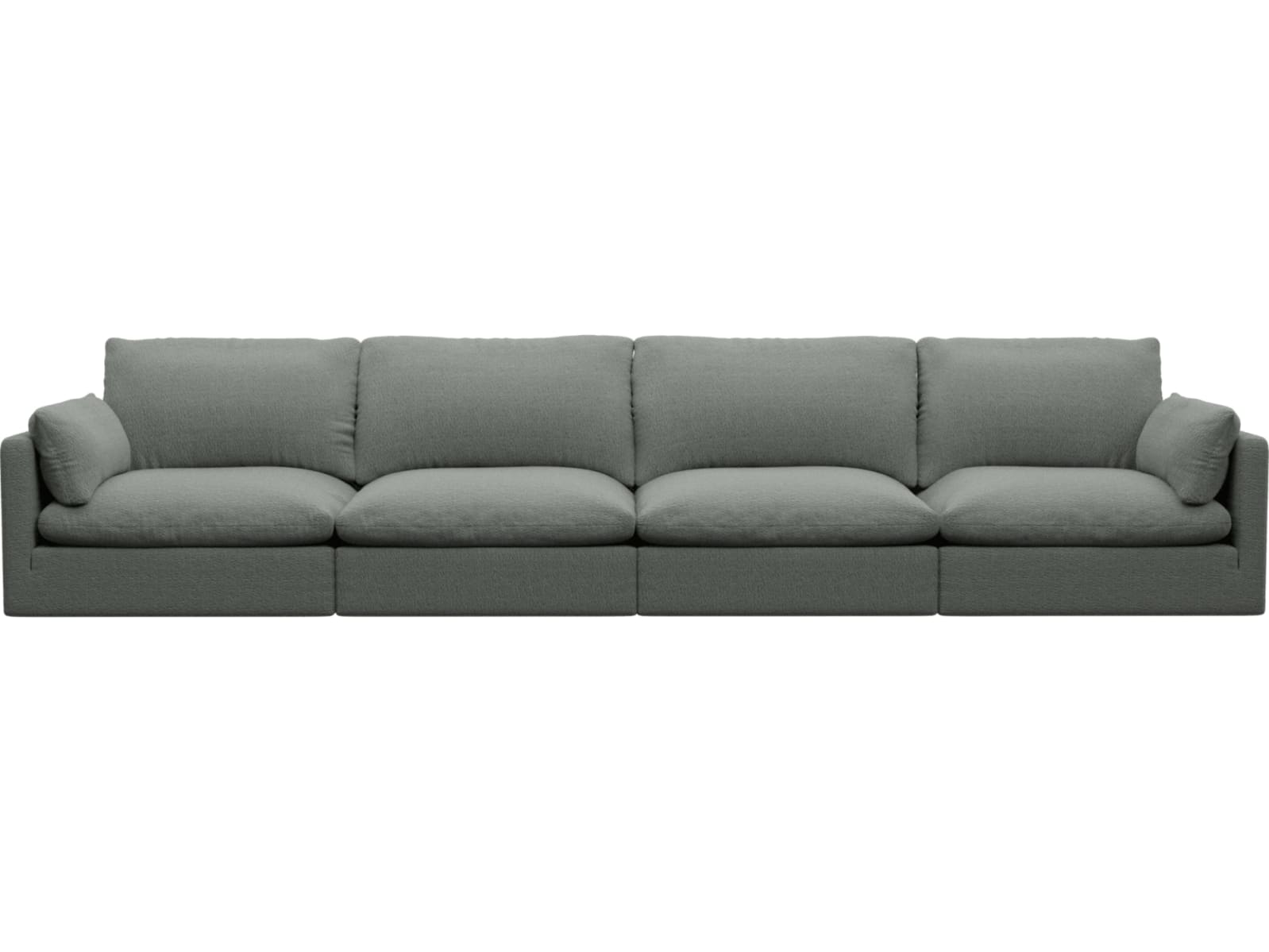 Willow Tribute Storm Modular Sofa - 4 Seater color Tribute Storm