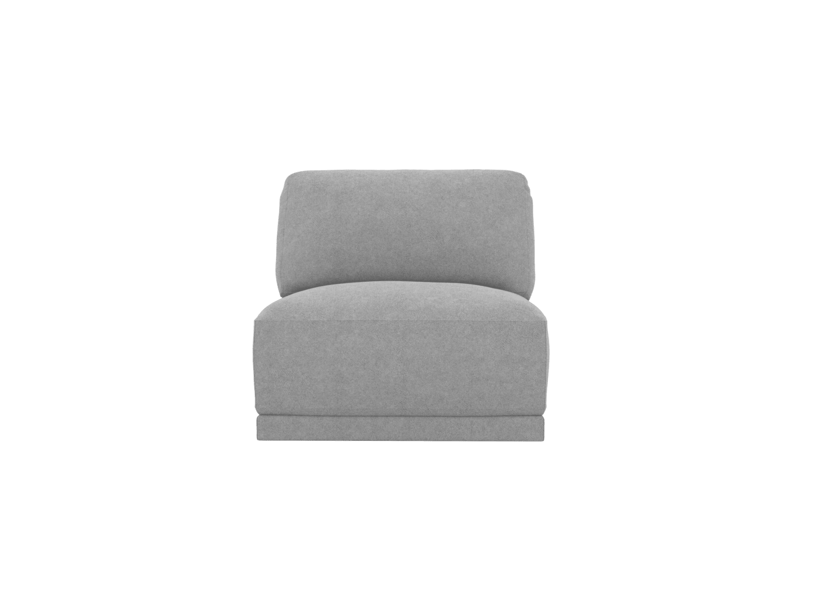 Emily Armless Chair Module California Slate color California Slate