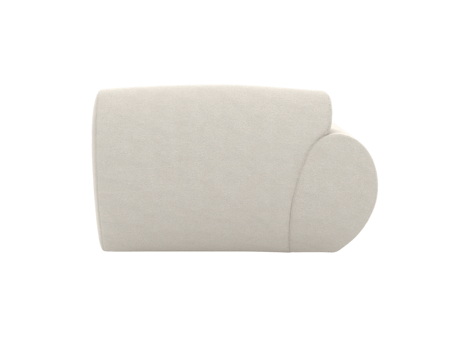 Malmo California Ivory 1 Seat Left Arm Facing Sofa Module color California Ivory