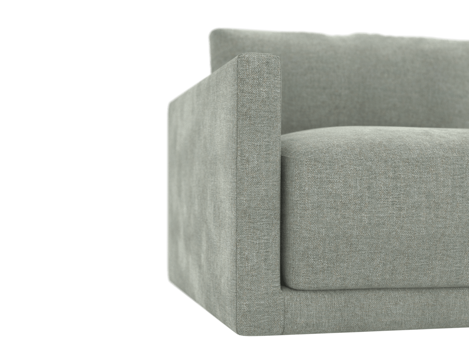 Haven Avon Sage Left Arm Facing Sofa Module color Avon Sage
