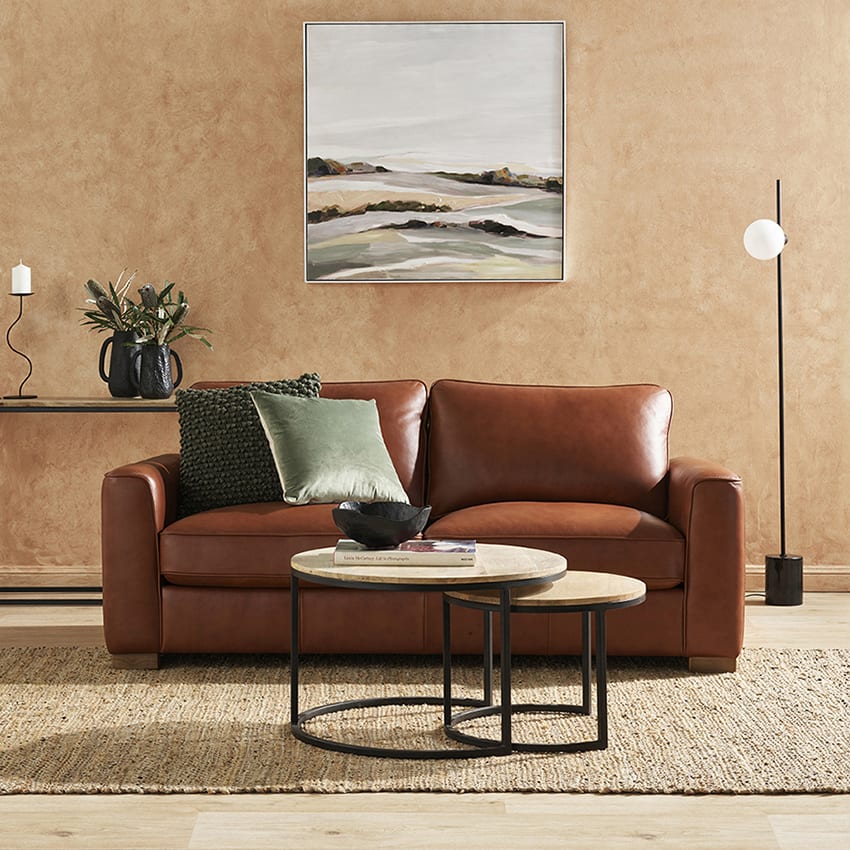 In to the Hills Framed Painting - 100cm x 100cm 