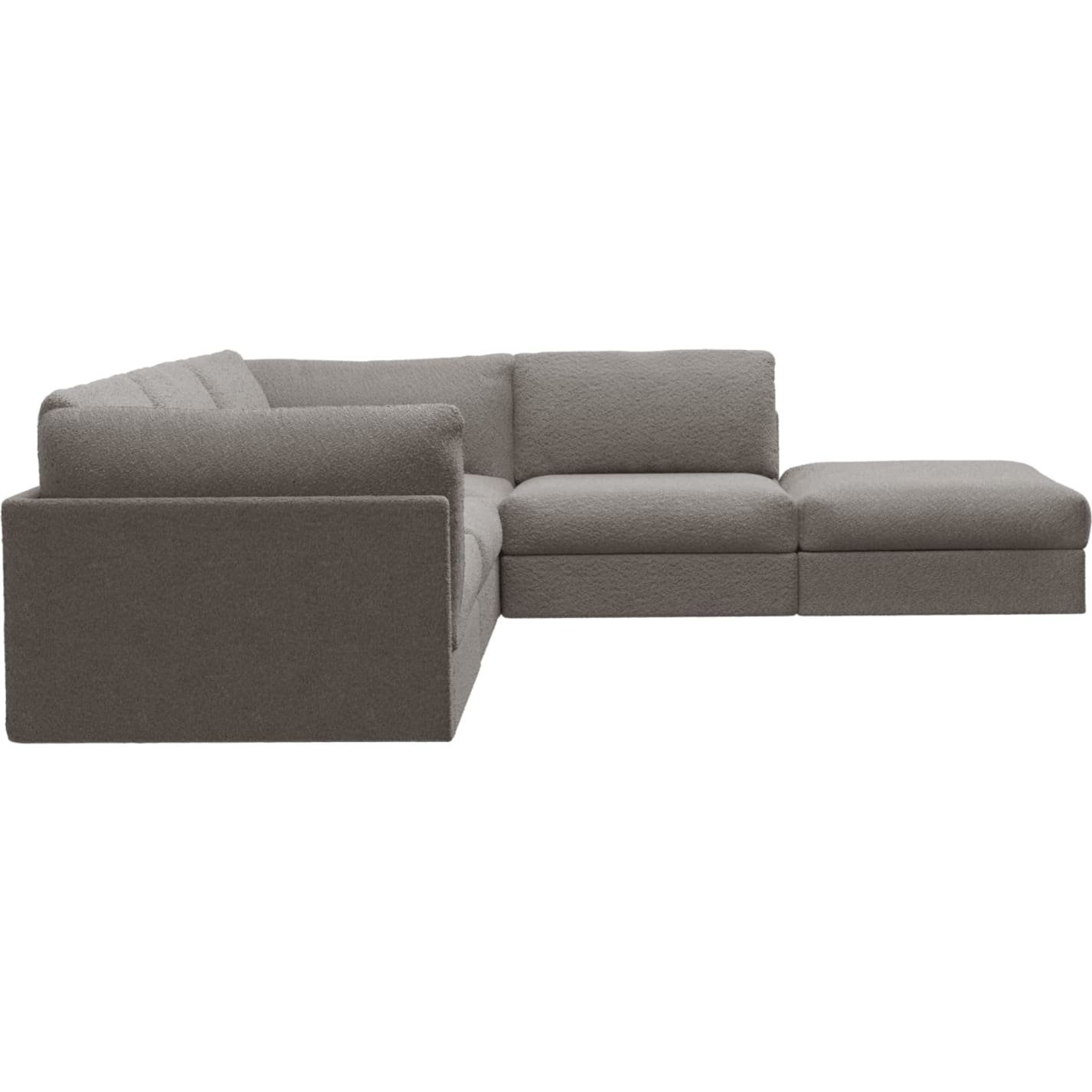 Finley Boucle Pumice Modular Sofa - 5 Seater RAF Terminal color Boucle Pumice