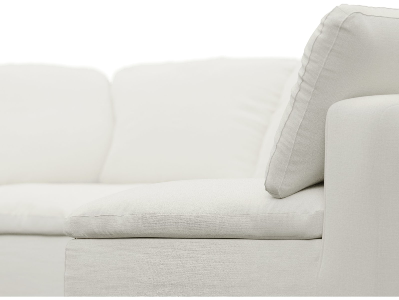 Cloud Deep Tribute Shell Modular Sofa - 4 Seater color Tribute Shell