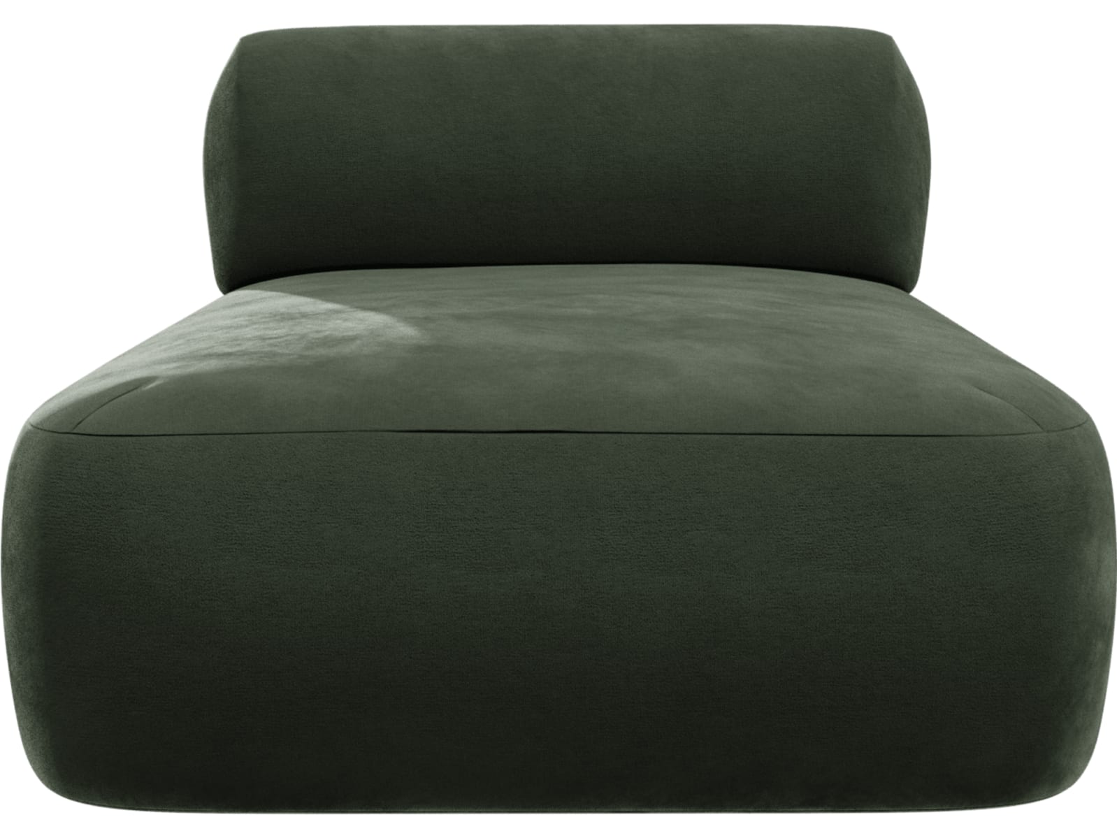 Beckett Muse Forest Sofa Module Chaise color Muse Forest