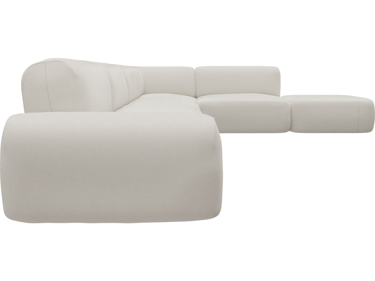 Beckett Tribute Ice Modular Sofa - 7 Piece color Tribute Ice