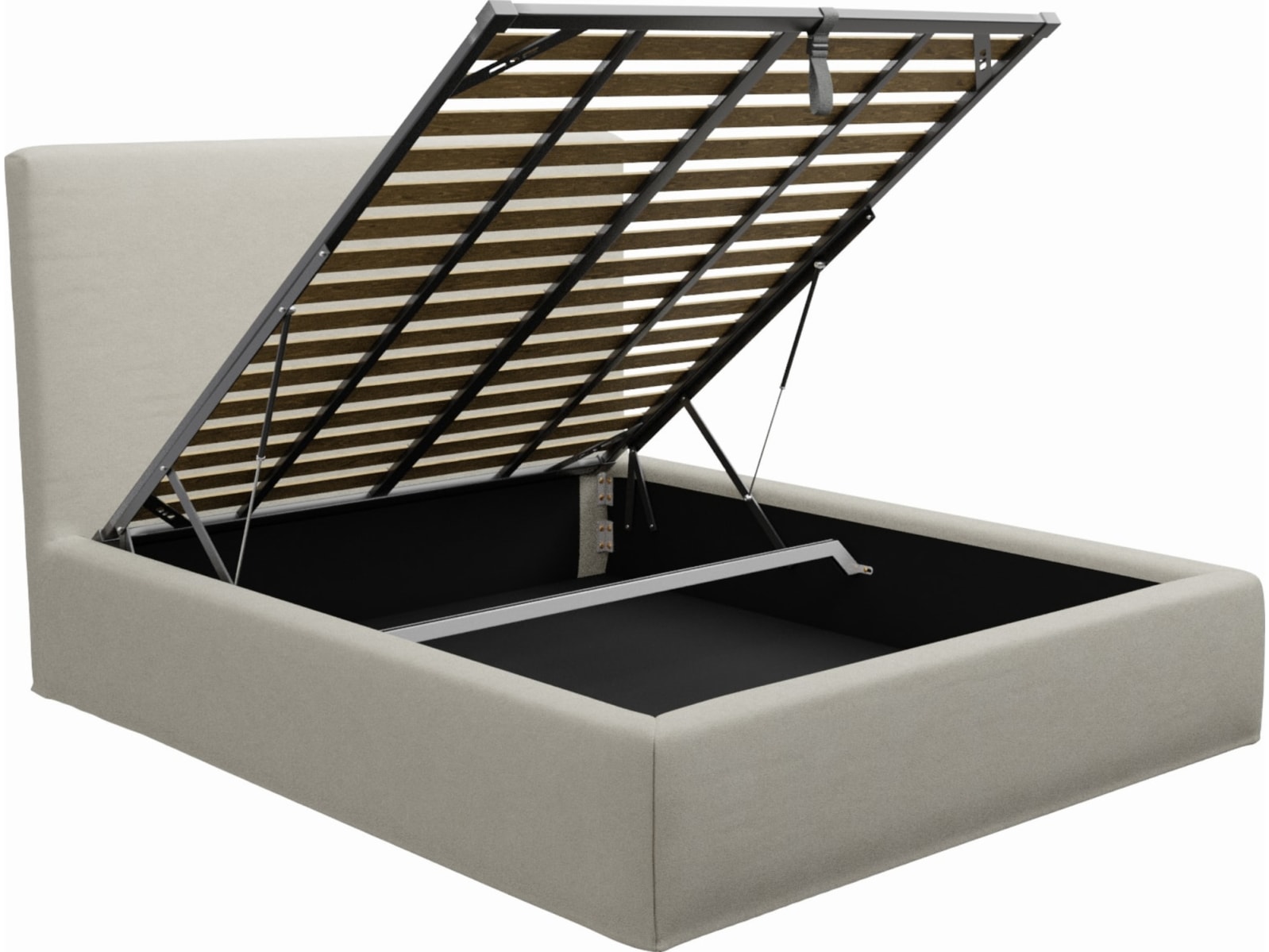 Willow Gas Lift Bed California Ivory color California Ivory