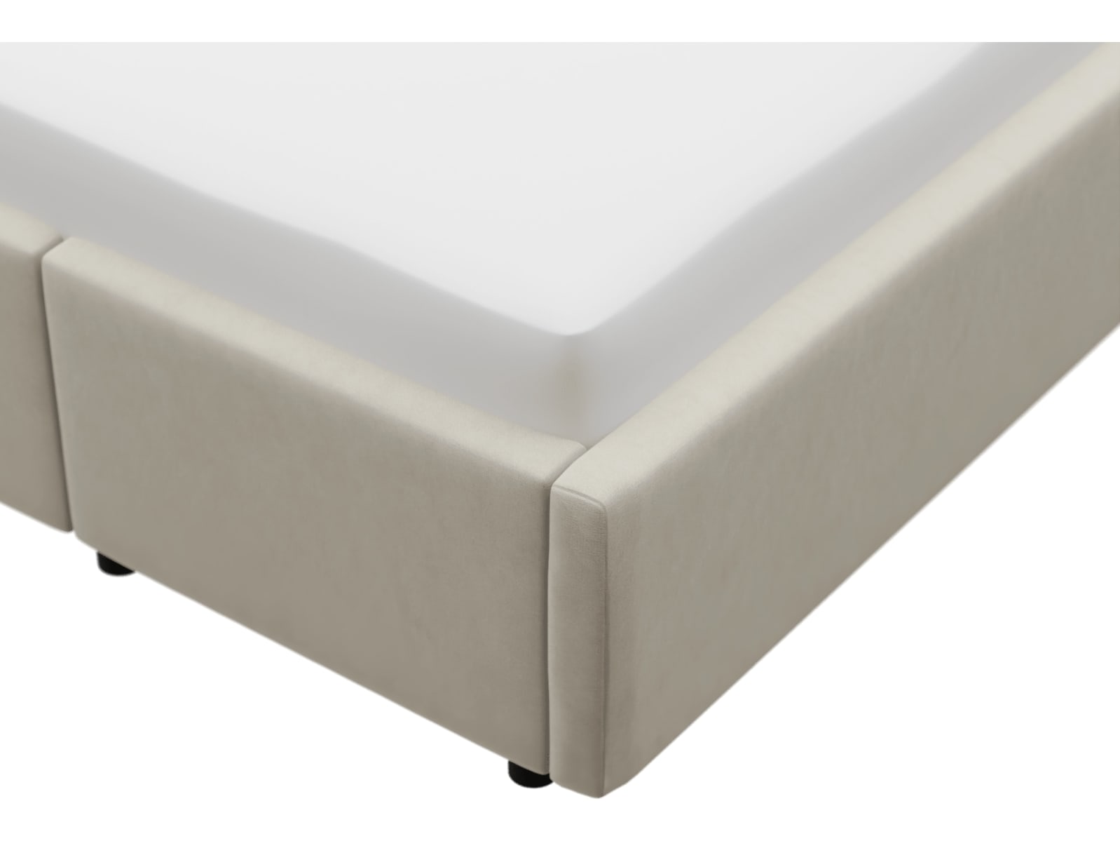 Aria Drawer Bed Muse Flax color Muse Flax