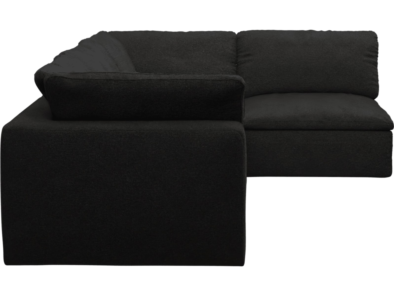 Cloud Deep California Charcoal Modular Sofa - 4 Piece color California Charcoal