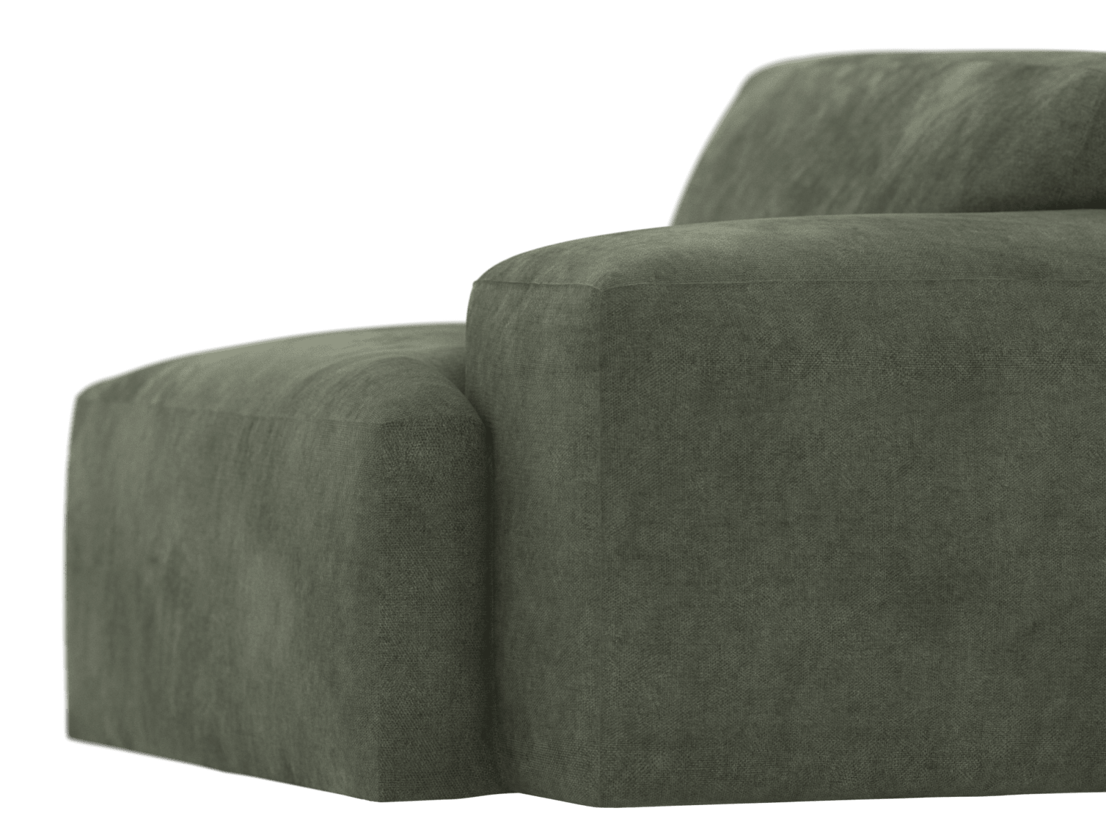 Copenhagen Muse Forest Right Arm Facing Sofa Module color Muse Forest