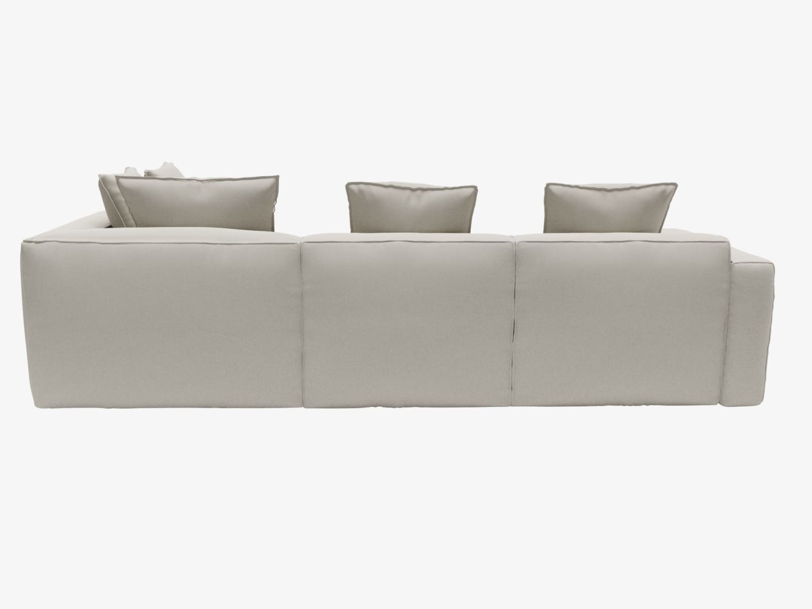 Riley Apt Santa Fe Sand Corner Sofa - 4 Seater RAF Terminal color Santa Fe Sand