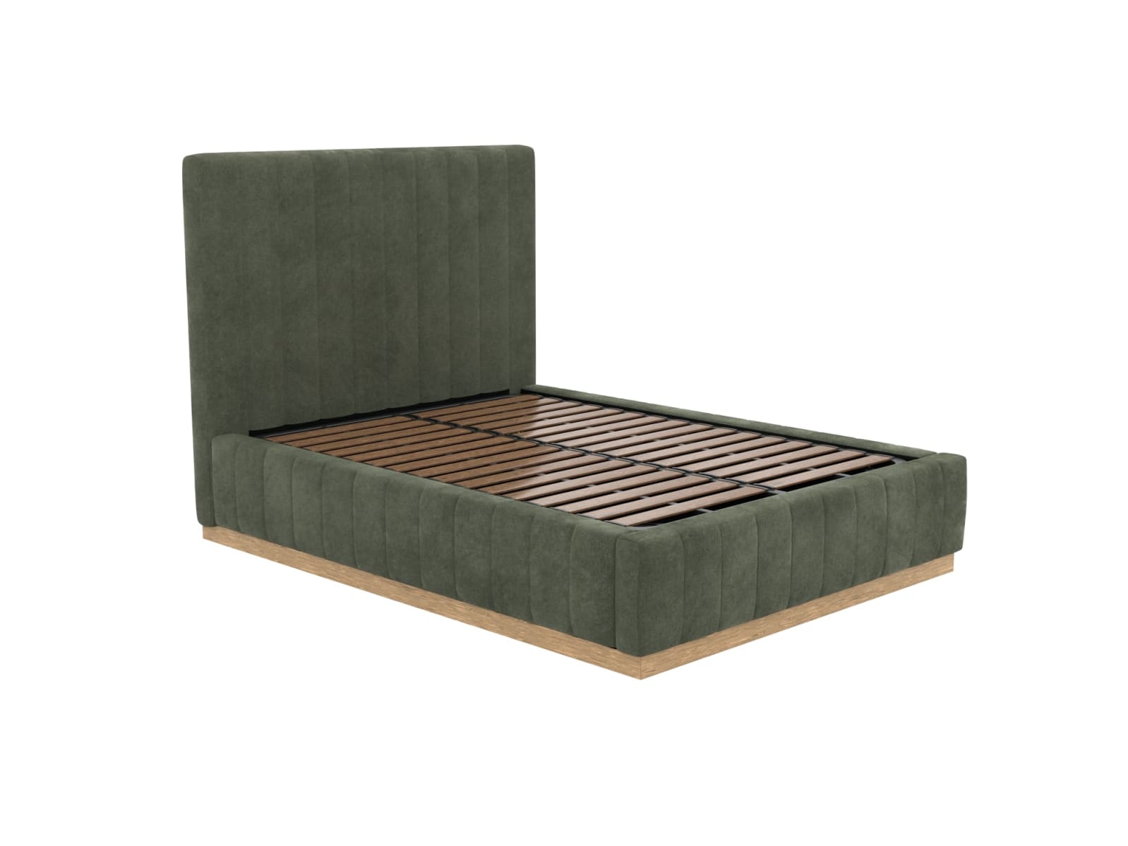 Brentwood Gas Lift Bed Muse Forest color Muse Forest