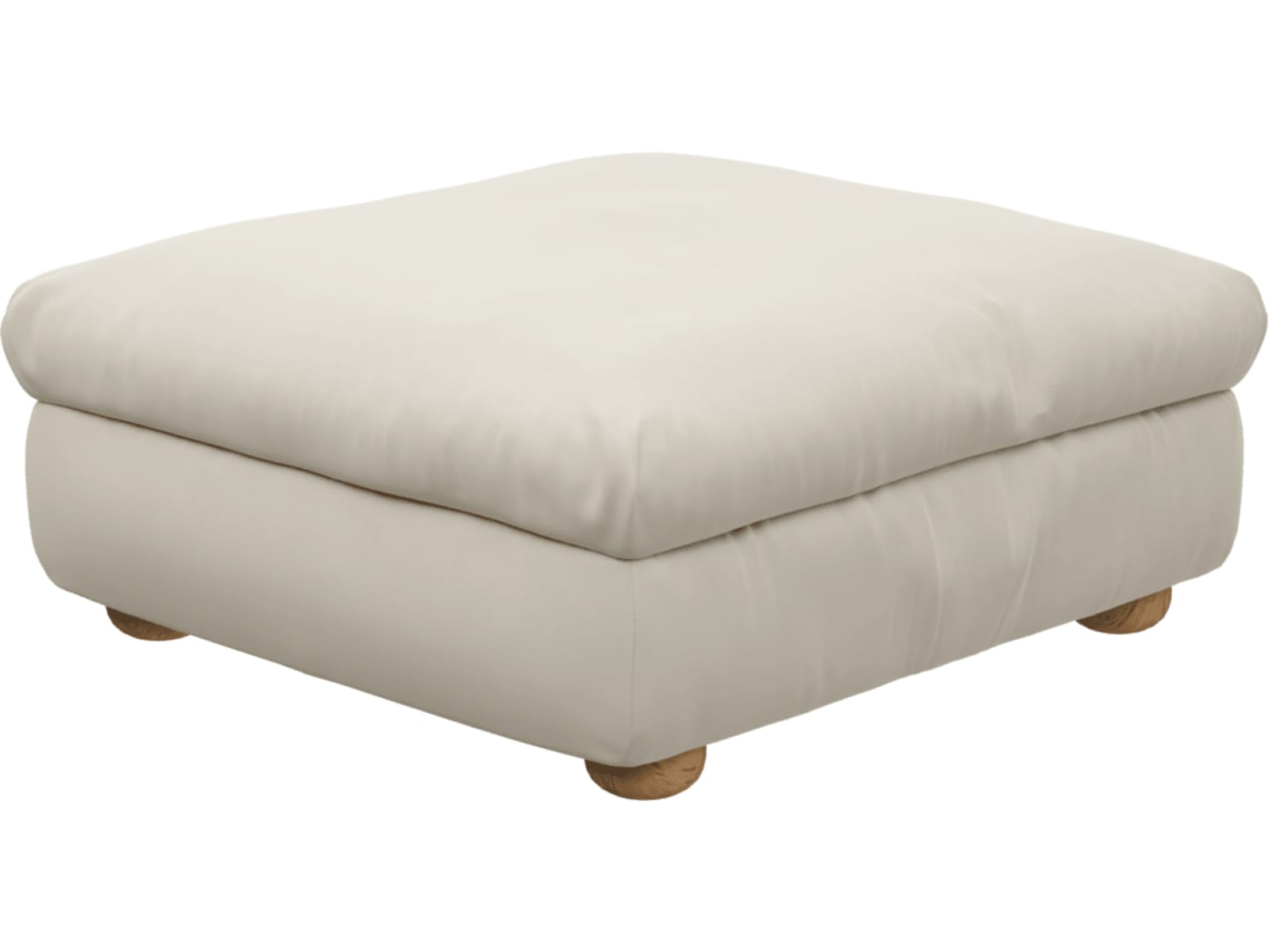 Tully Alpine Mist Ottoman color Alpine Mist