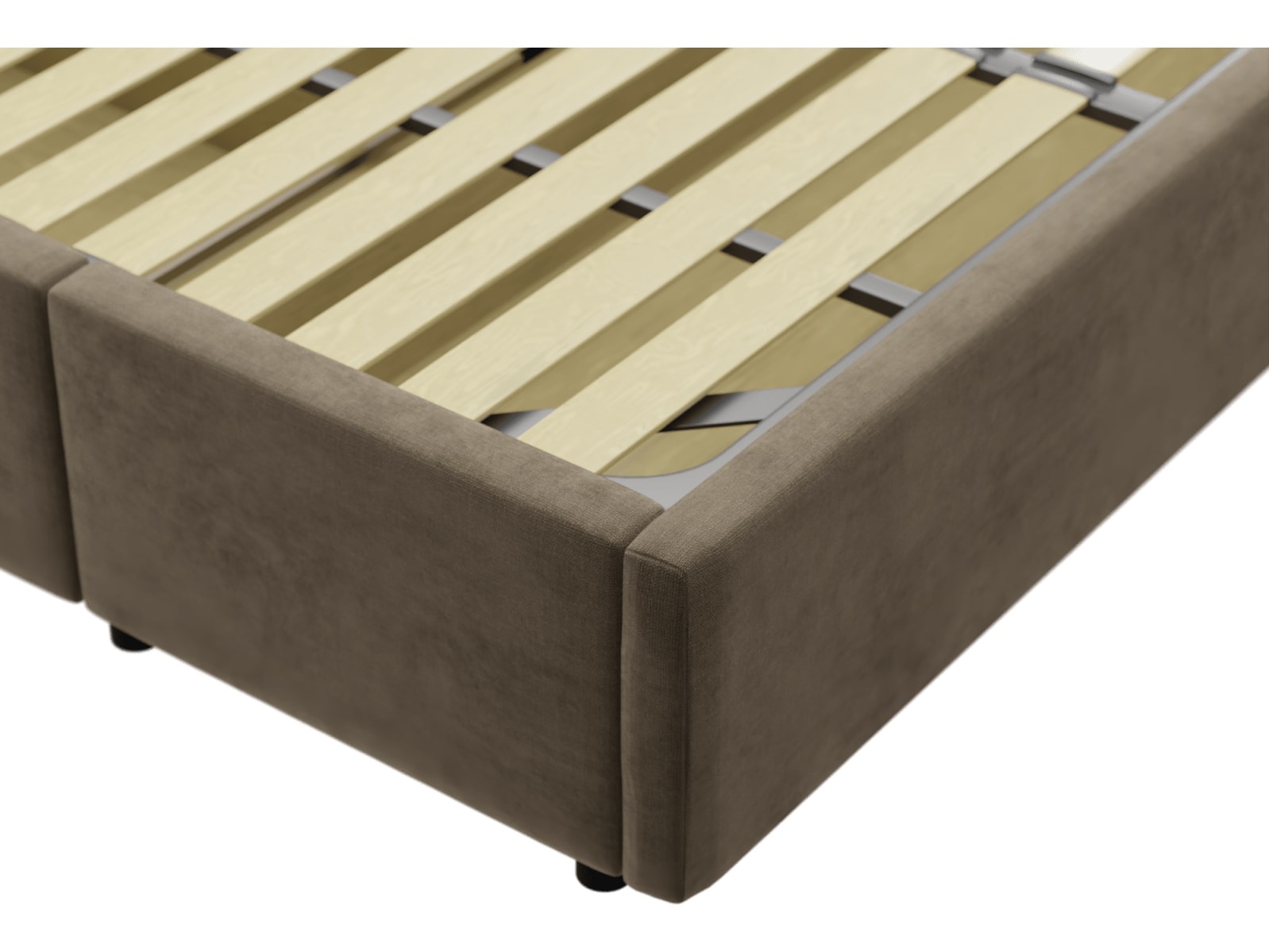 Aria Drawer Bed Tribute Walnut color Tribute Walnut