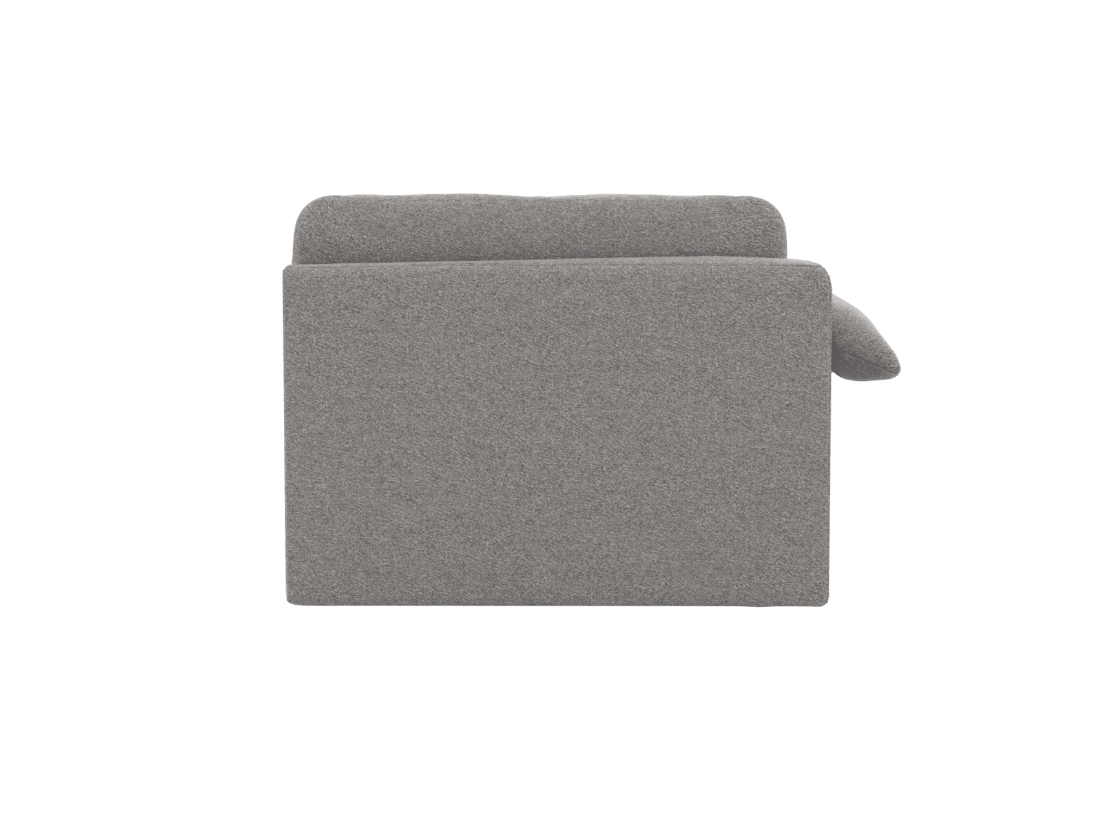 Ludlow Toorak Pebble Left Arm Facing Chair Module color Toorak Pebble