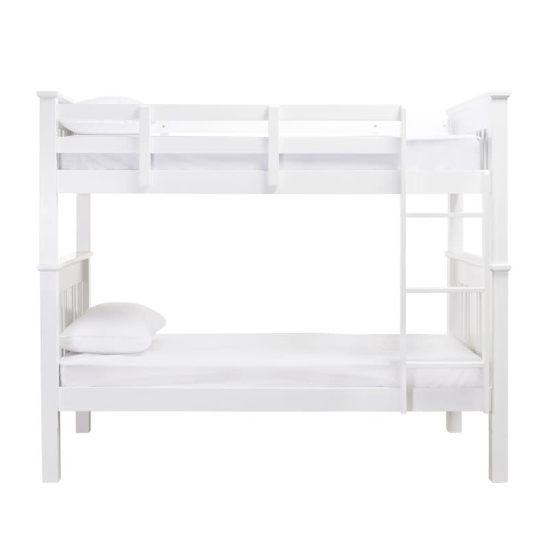 Bailey Bunk Bed White color White
