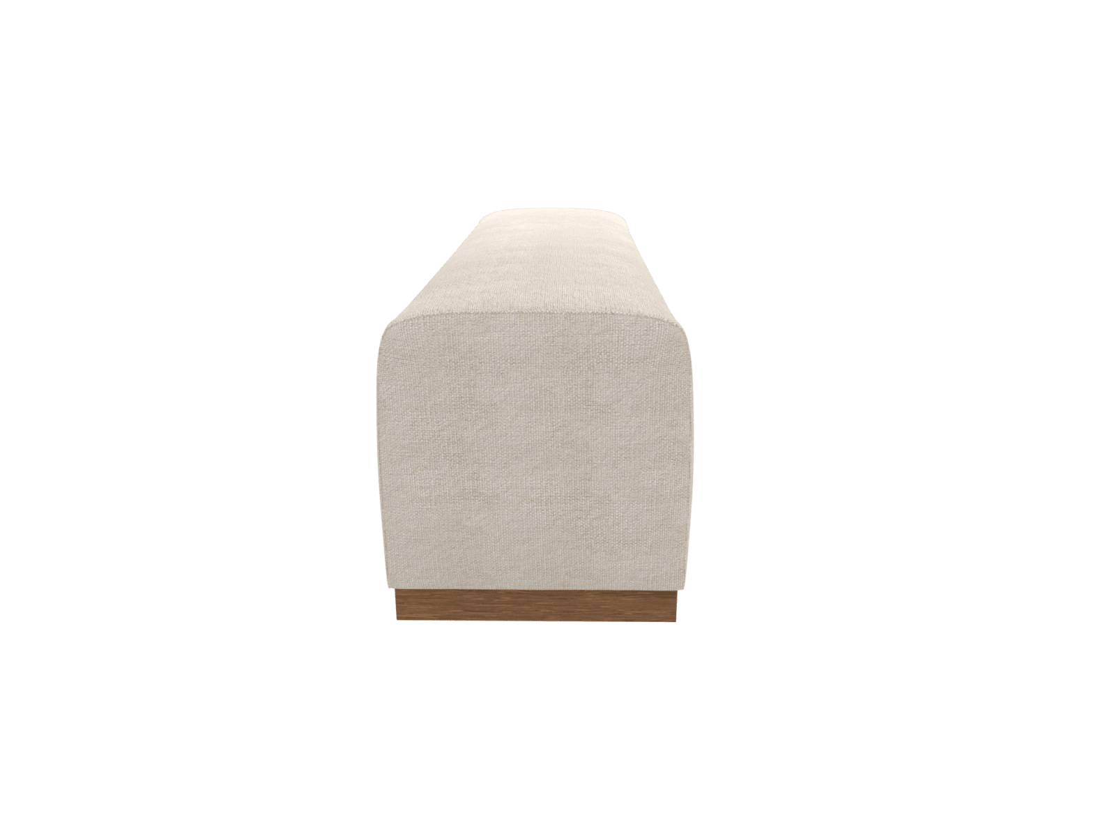 Havana Bed End View Cream color View Cream