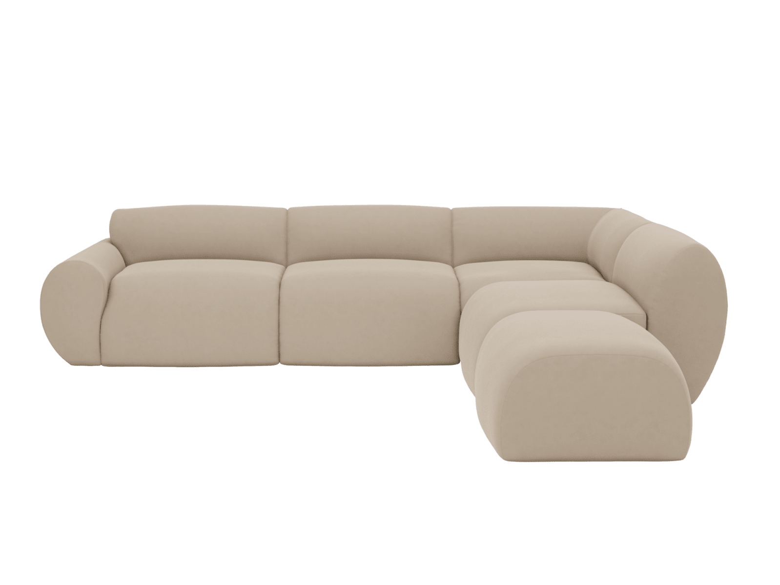 Malmo Blaze Latte Sofa - 5 Seater RAF Terminal color Blaze Latte