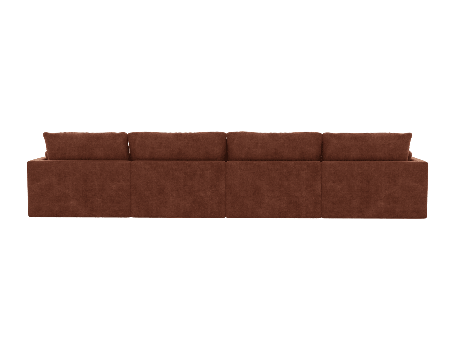 Willow Muse Rust Modular Sofa - 4 Seater color Muse Rust