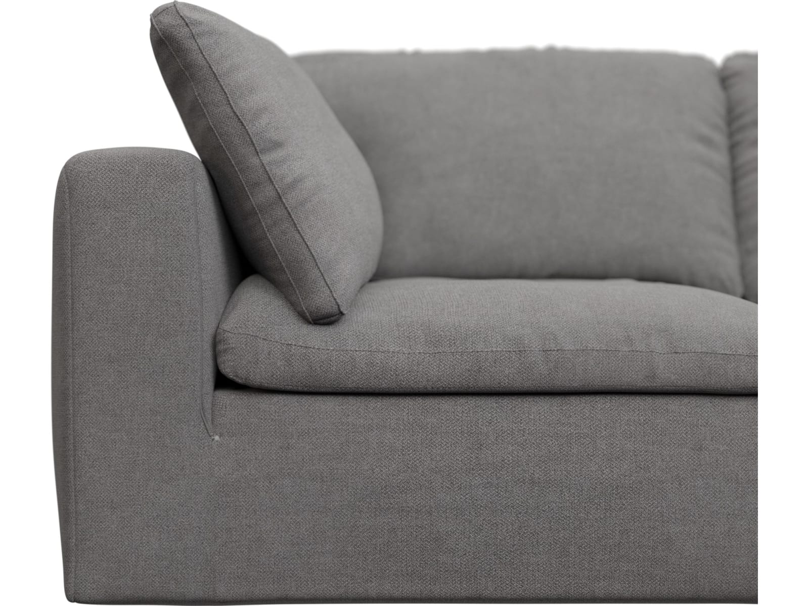 Cloud Deep California Slate Modular Sofa - 6 Piece color California Slate