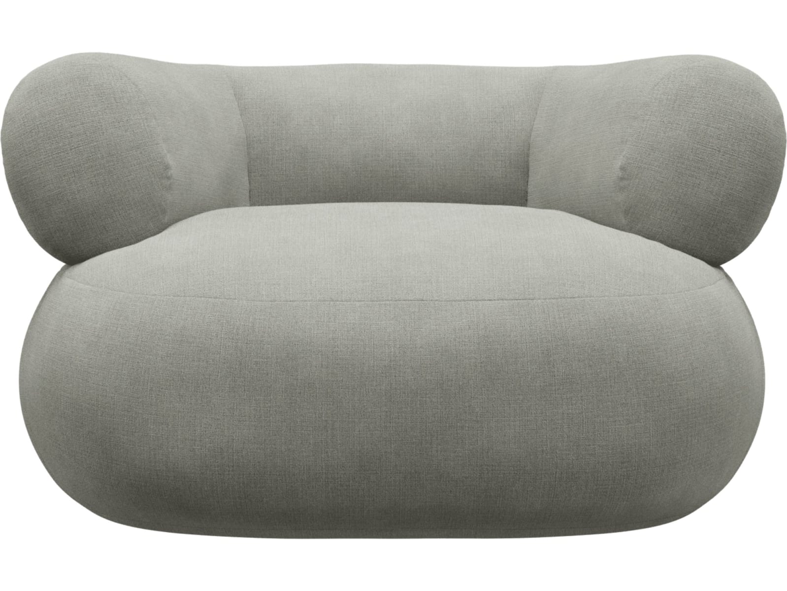 Colette Toorak Pebble Swivel Armchair color Toorak Pebble
