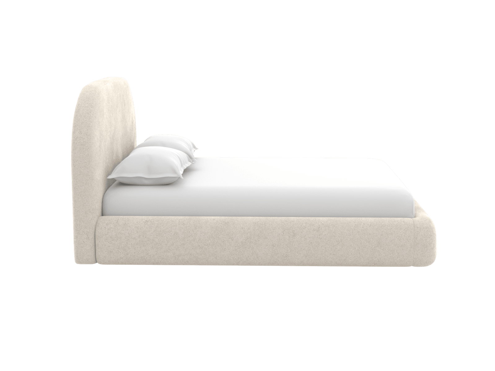 Capri Gas Lift Bed Avon Mineral color Avon Mineral