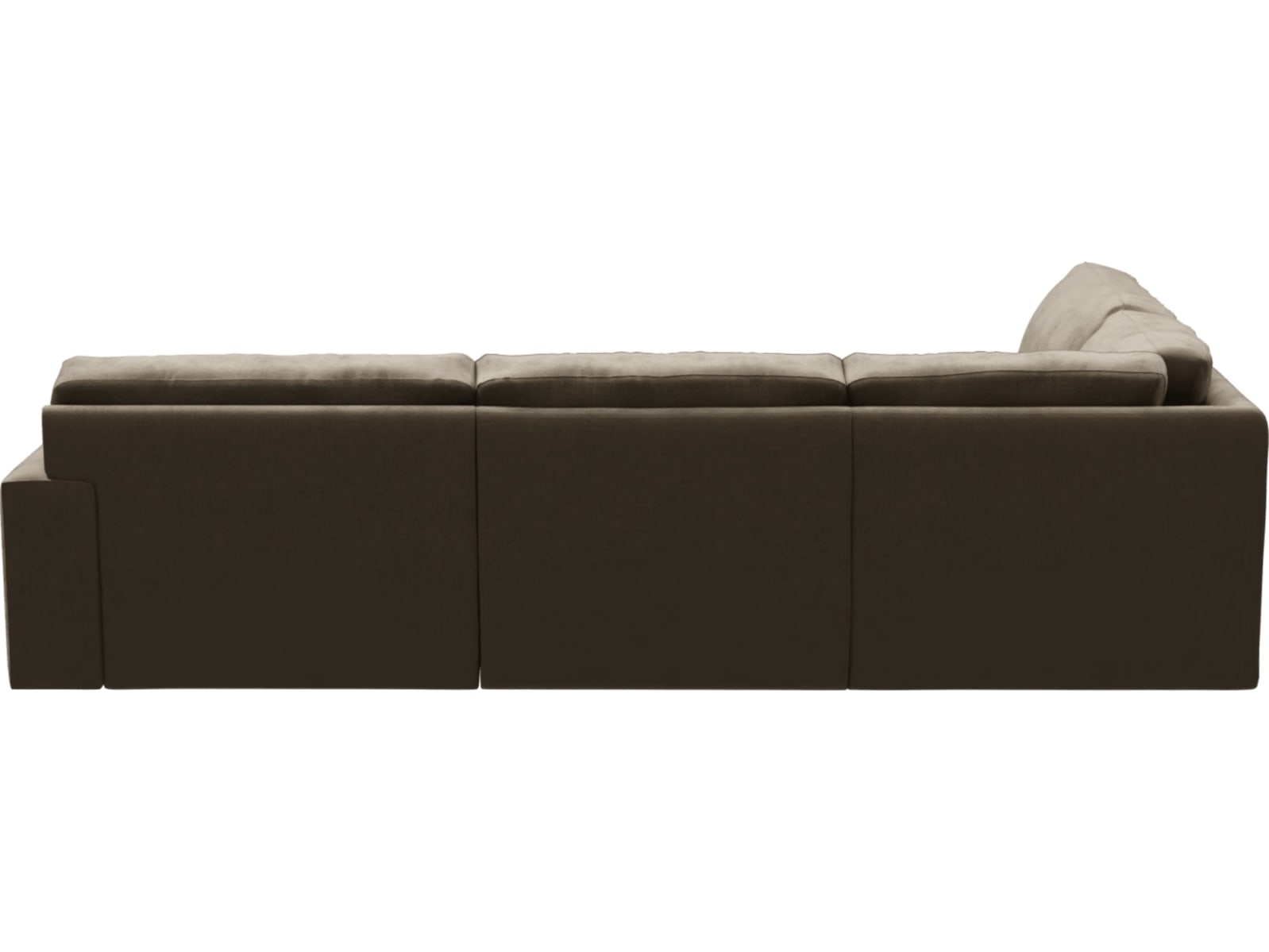 Monica Tribute Walnut Sofa - 4 Seater LAF Terminal color Tribute Walnut