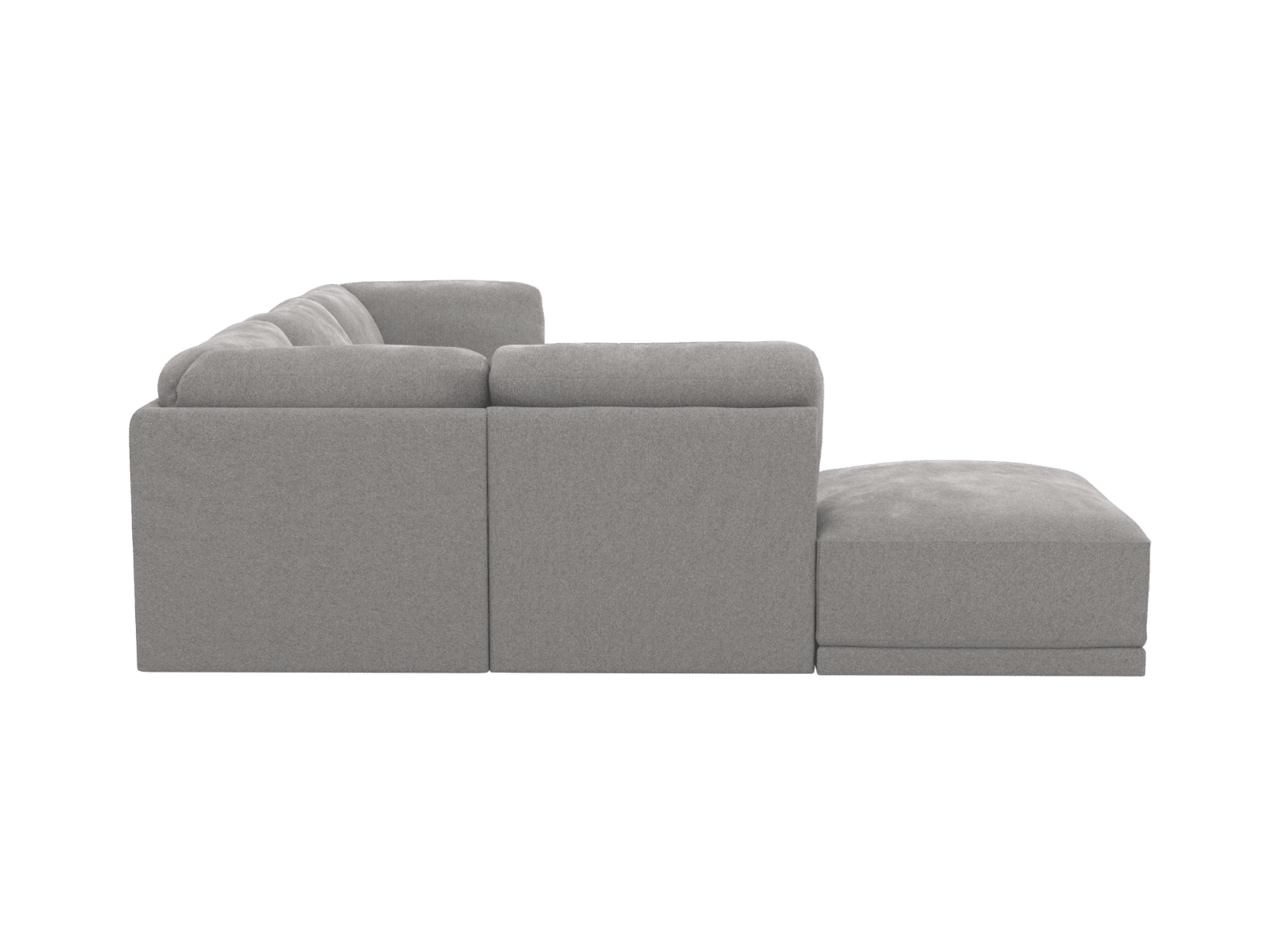 Emily Modular Sofa Toorak Pebble - 5 Piece color Toorak Pebble