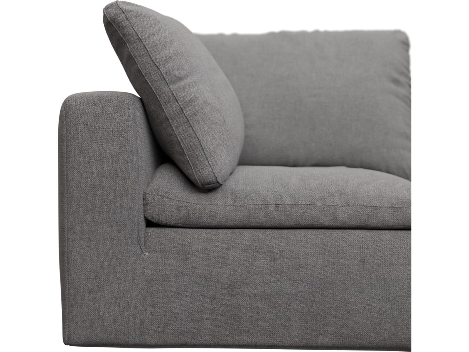 Cloud California Slate Modular Sofa - 4 Piece color California Slate