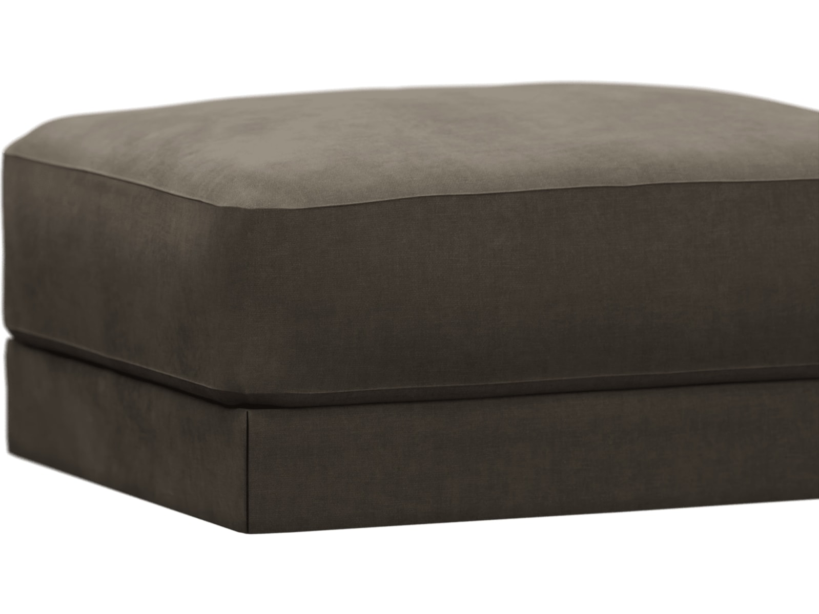 Monica Muse Mink Ottoman color Muse Mink