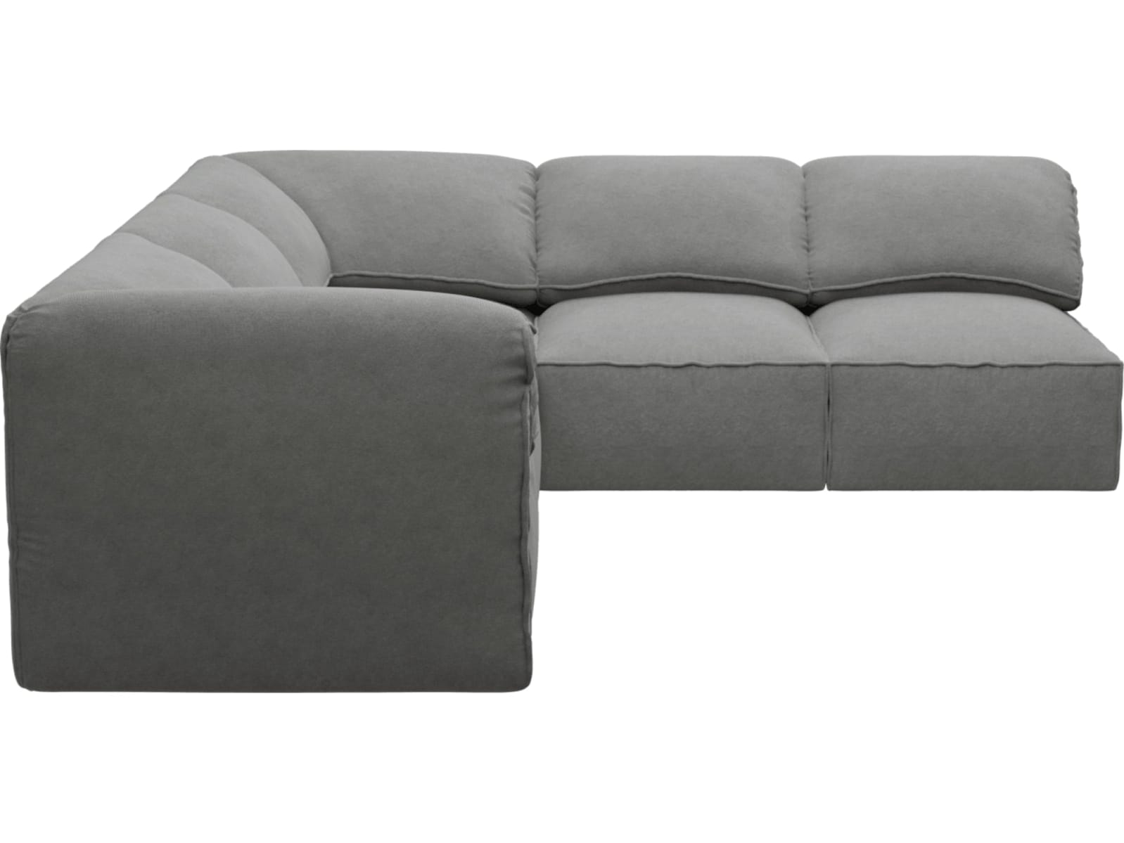 Kai Maya Flint Modular Sofa - 5 Seater color Maya Flint
