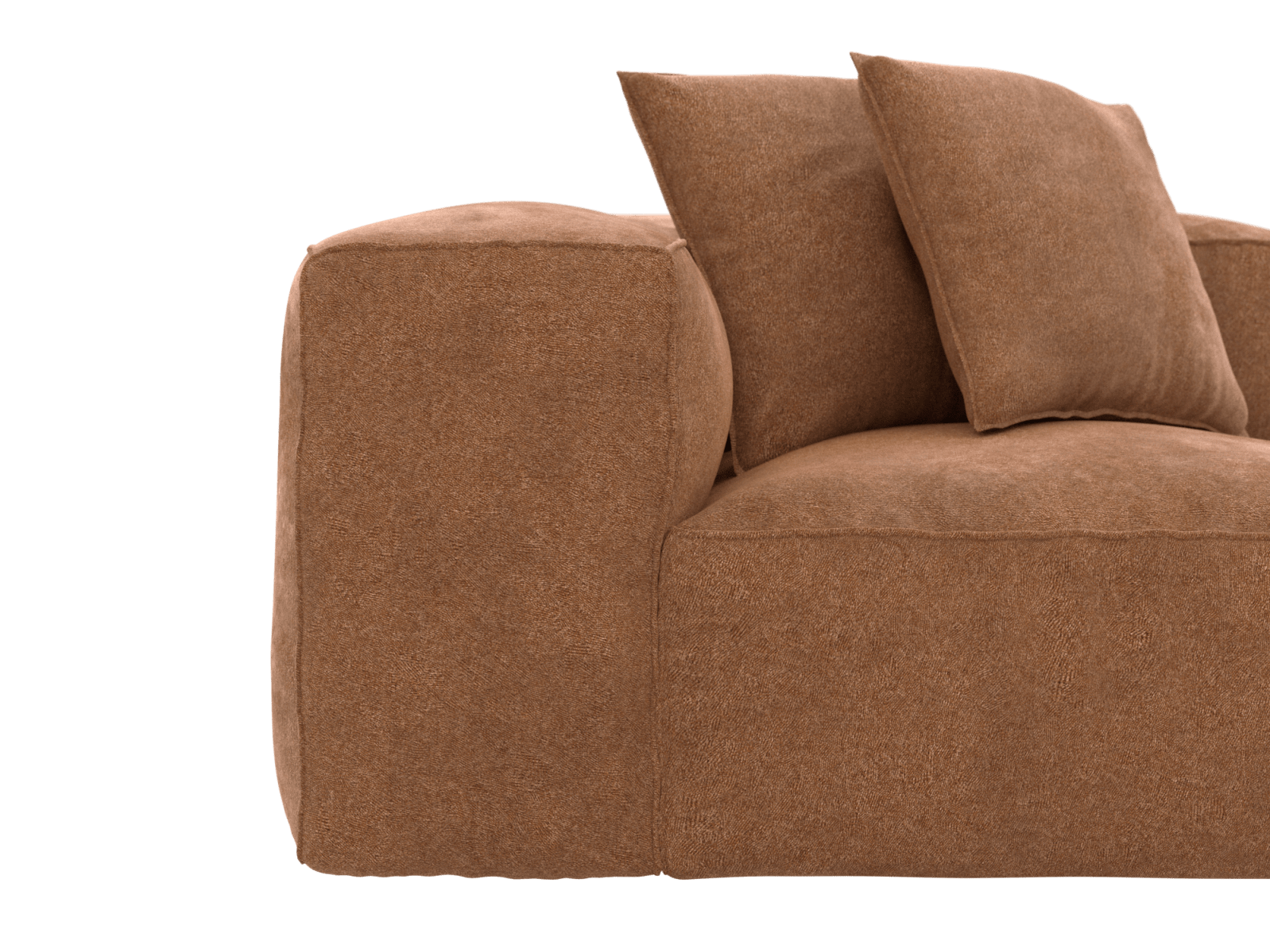 Riley Tribute Chestnut Corner Sofa Module color Tribute Chestnut