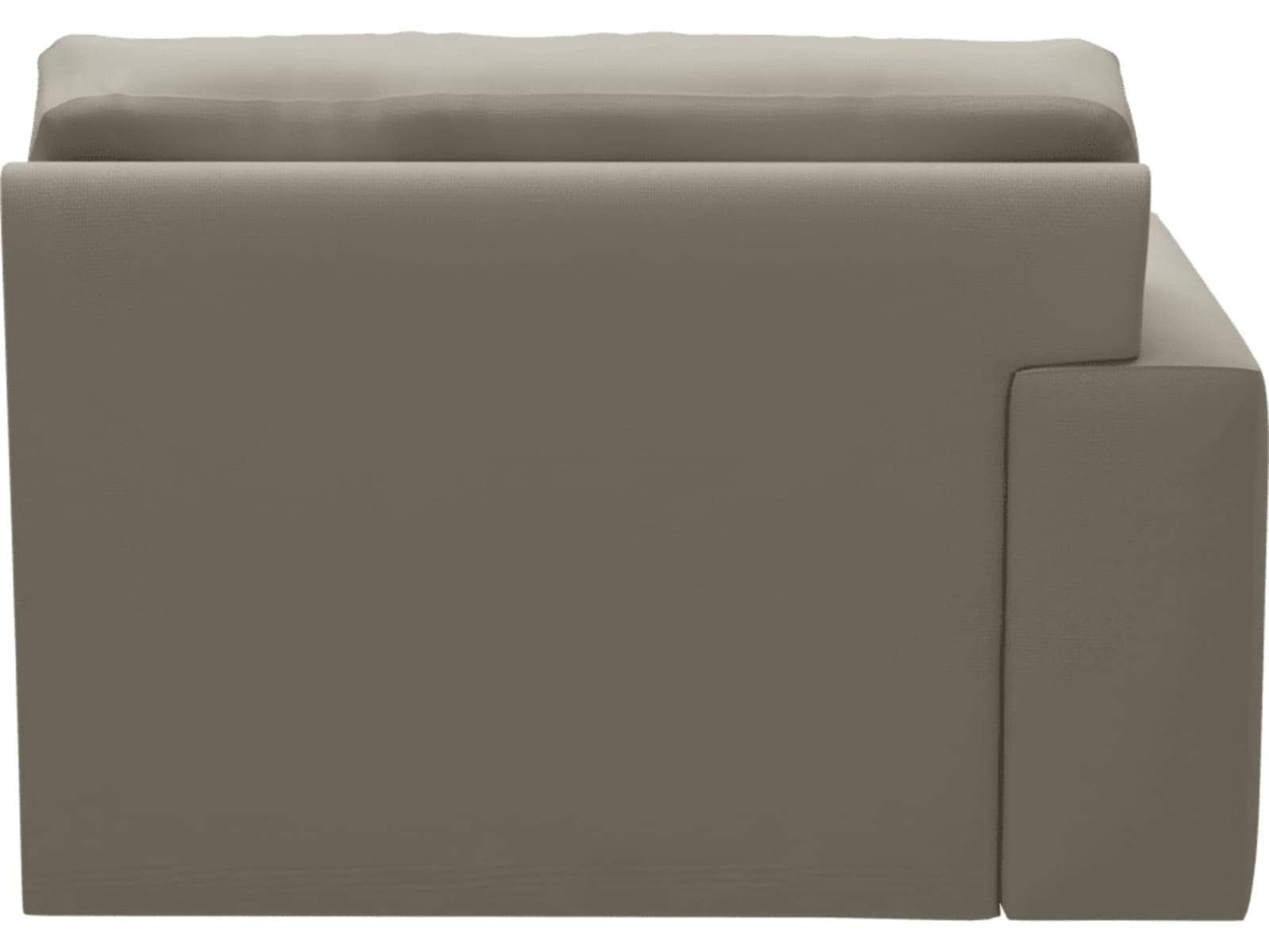 Monica Plaza Natural Left Arm Facing Chaise Module color Plaza Natural