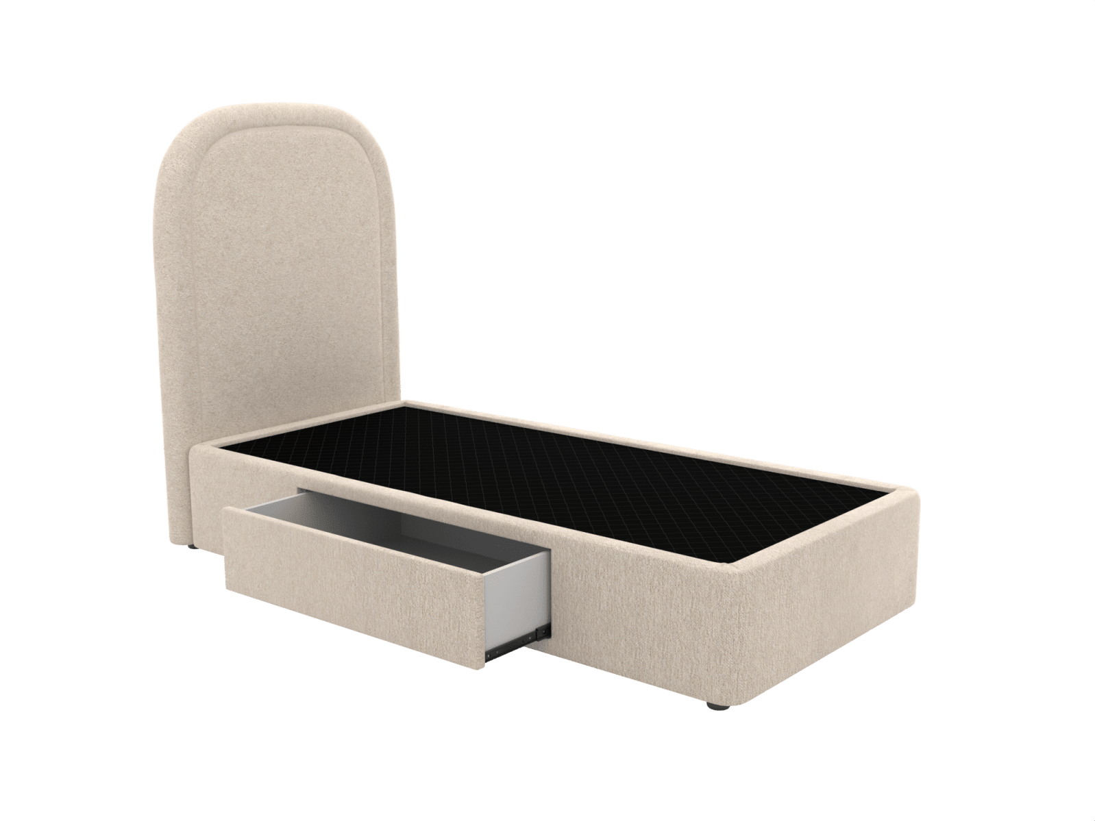 Libby Zenith Storage Drawer Kids Bed Avon Taupe color Avon Taupe