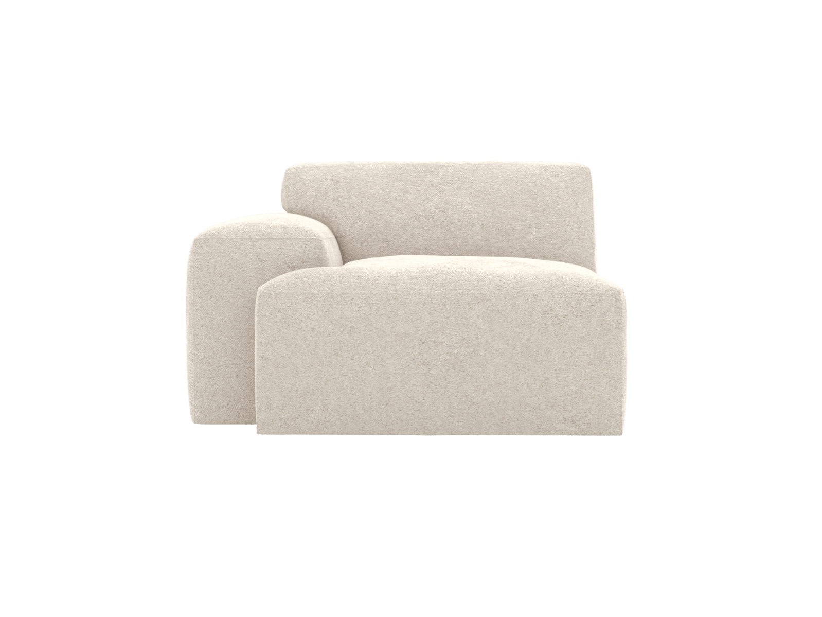 Copenhagen Avon Mineral Left Arm Facing Sofa Module color Avon Mineral