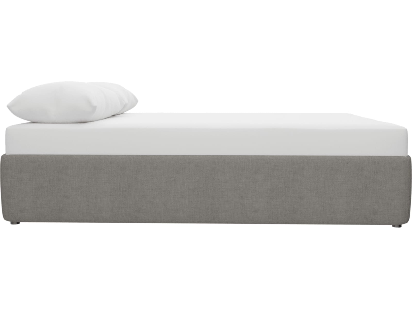 Leo Bed Base Isla Soft Grey color Isla Soft Grey