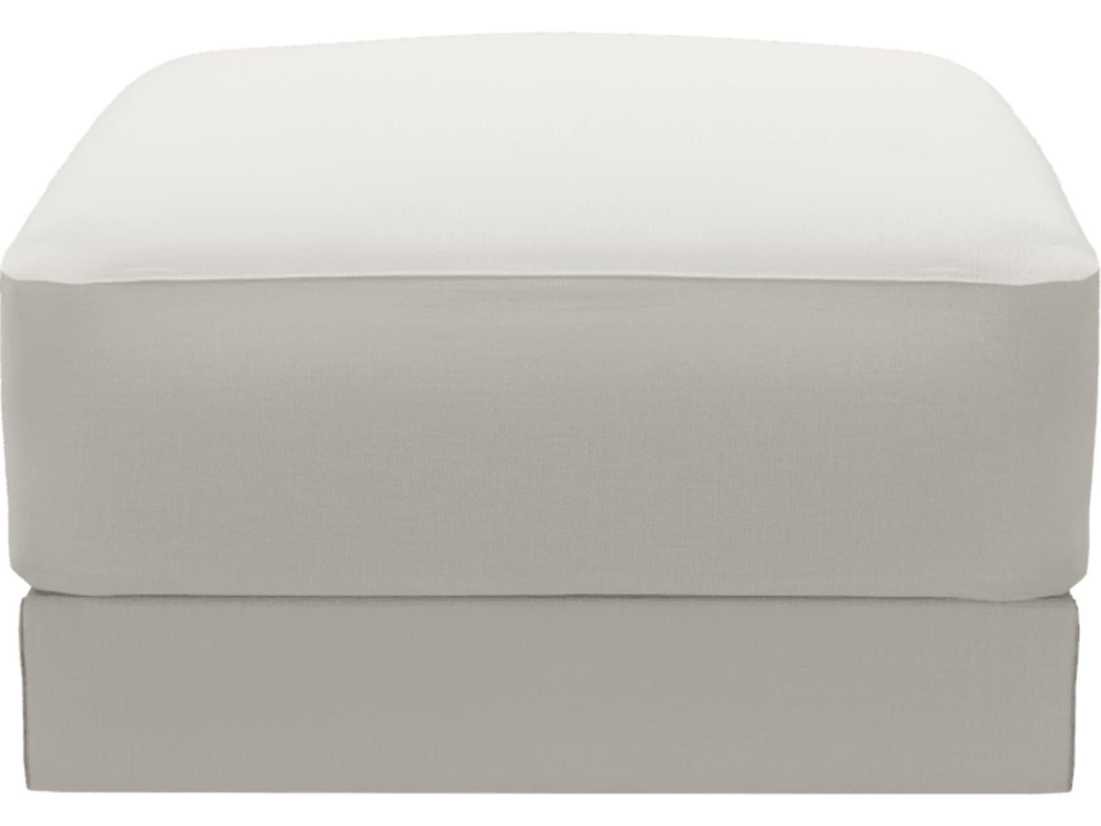 Monica Tribute Ice Ottoman color Tribute Ice