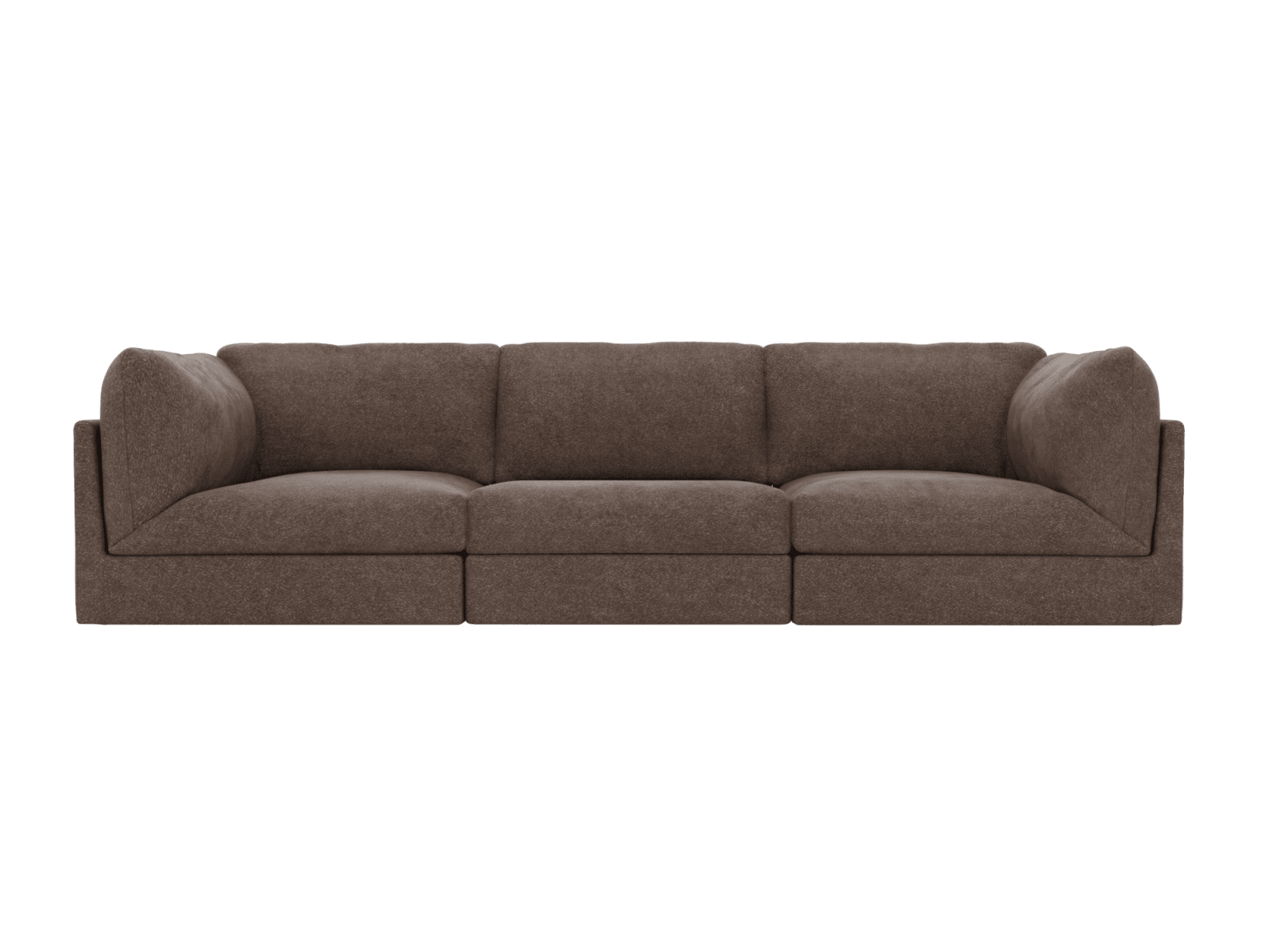 Finley Muse Mink Modular Sofa - 3 Seater color Muse Mink