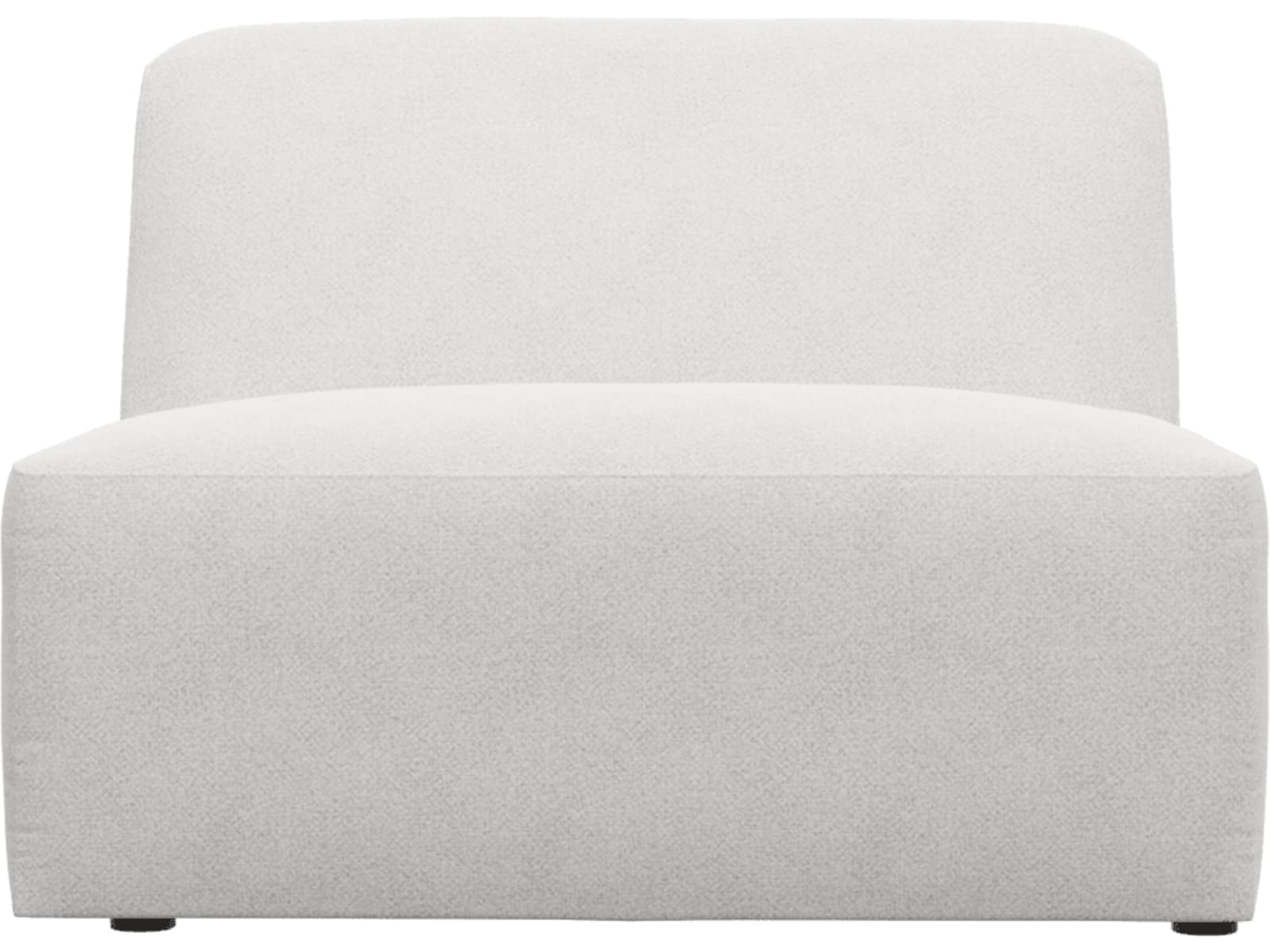 Copenhagen Noa Fog Armless Chair Sofa Module color Noa Fog