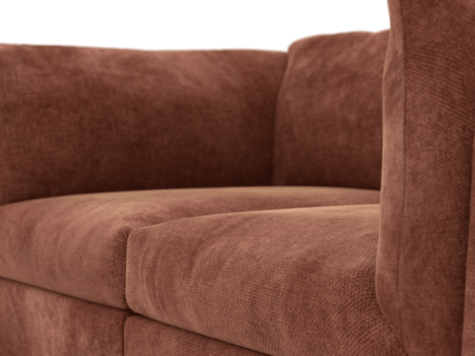Finley Muse Rust Modular Sofa - 2 Seater color Muse Rust