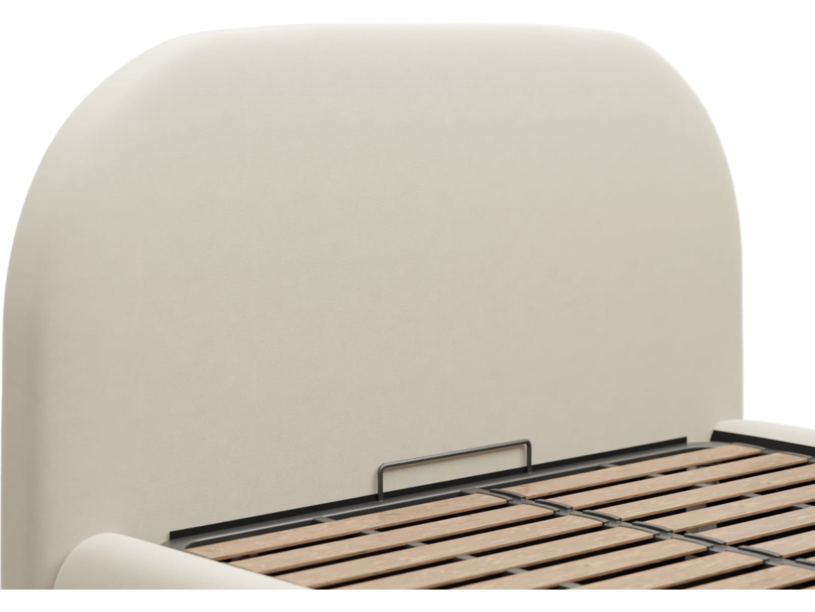 Capri Gas Lift Bed Alpine Mist color Alpine Mist