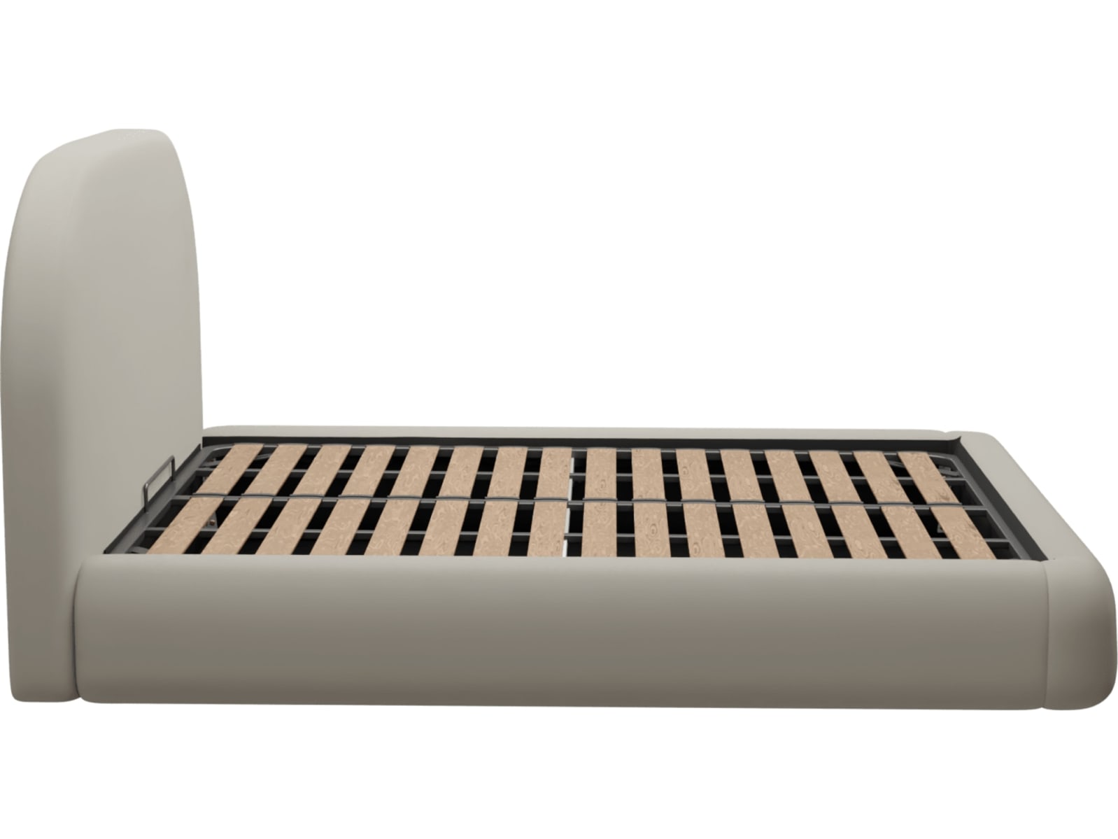 Capri Gas Lift Bed View Cream color View Cream