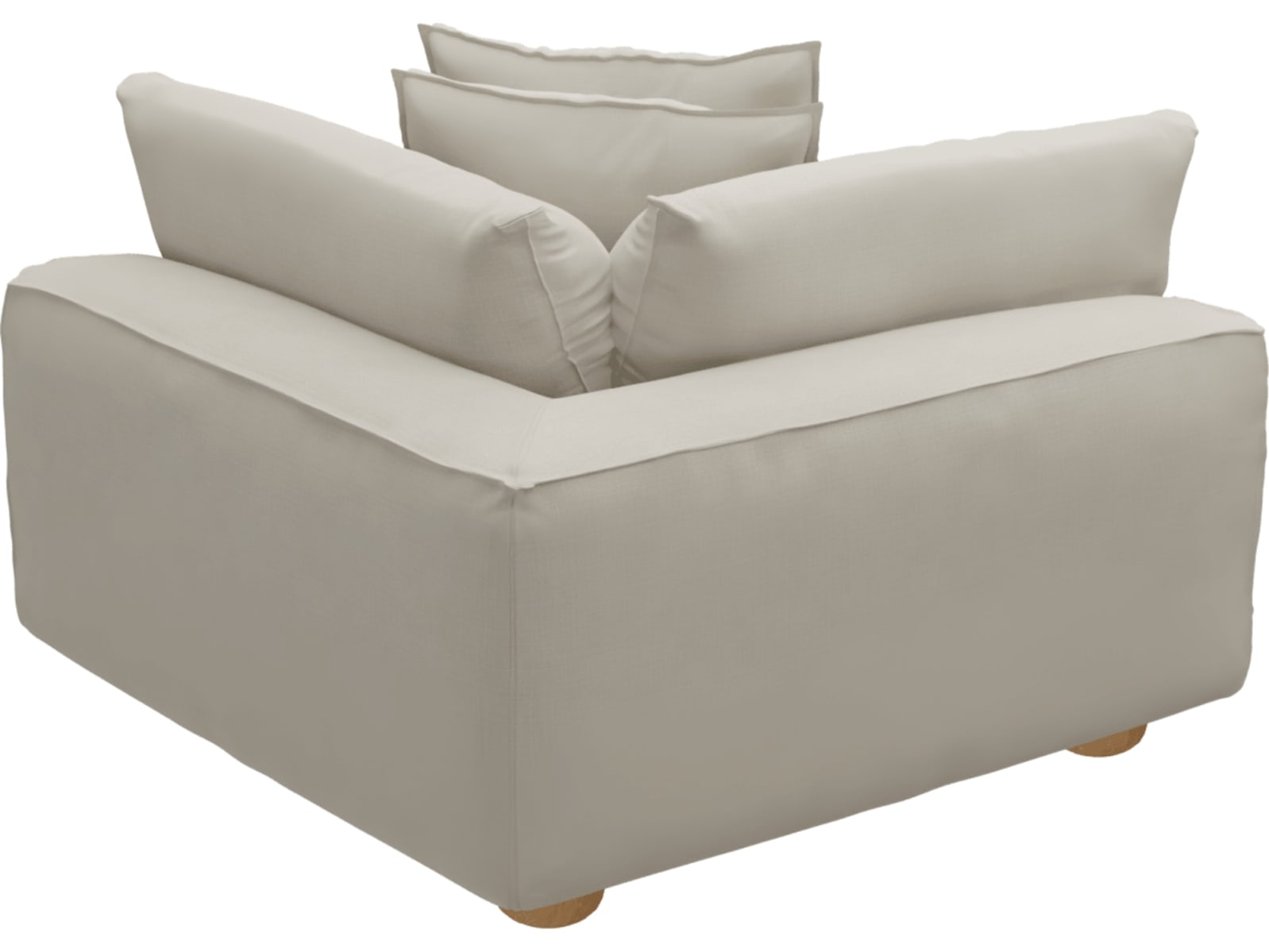 Tully Toorak Pearl Corner Sofa Chair Module color Toorak Pearl