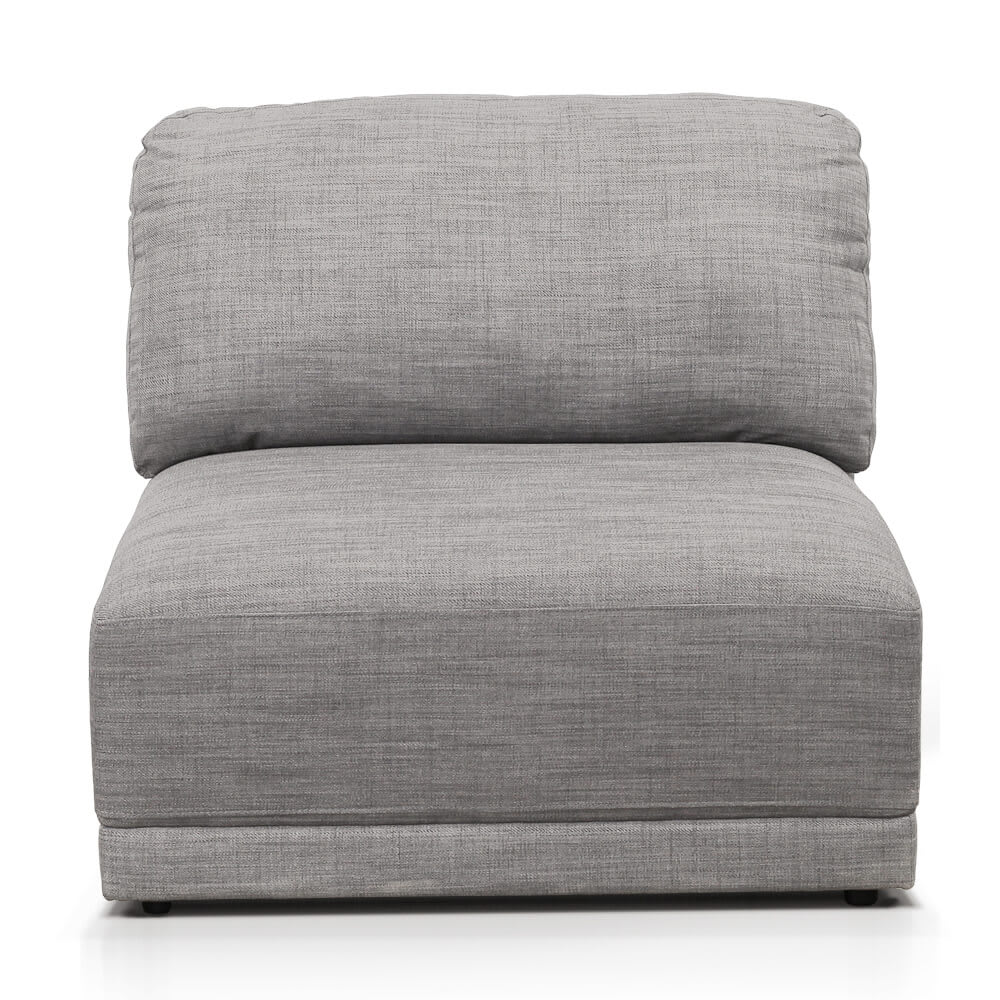 Amelia Modular Sofa Isla Soft Grey - 4 Piece color Soft Grey