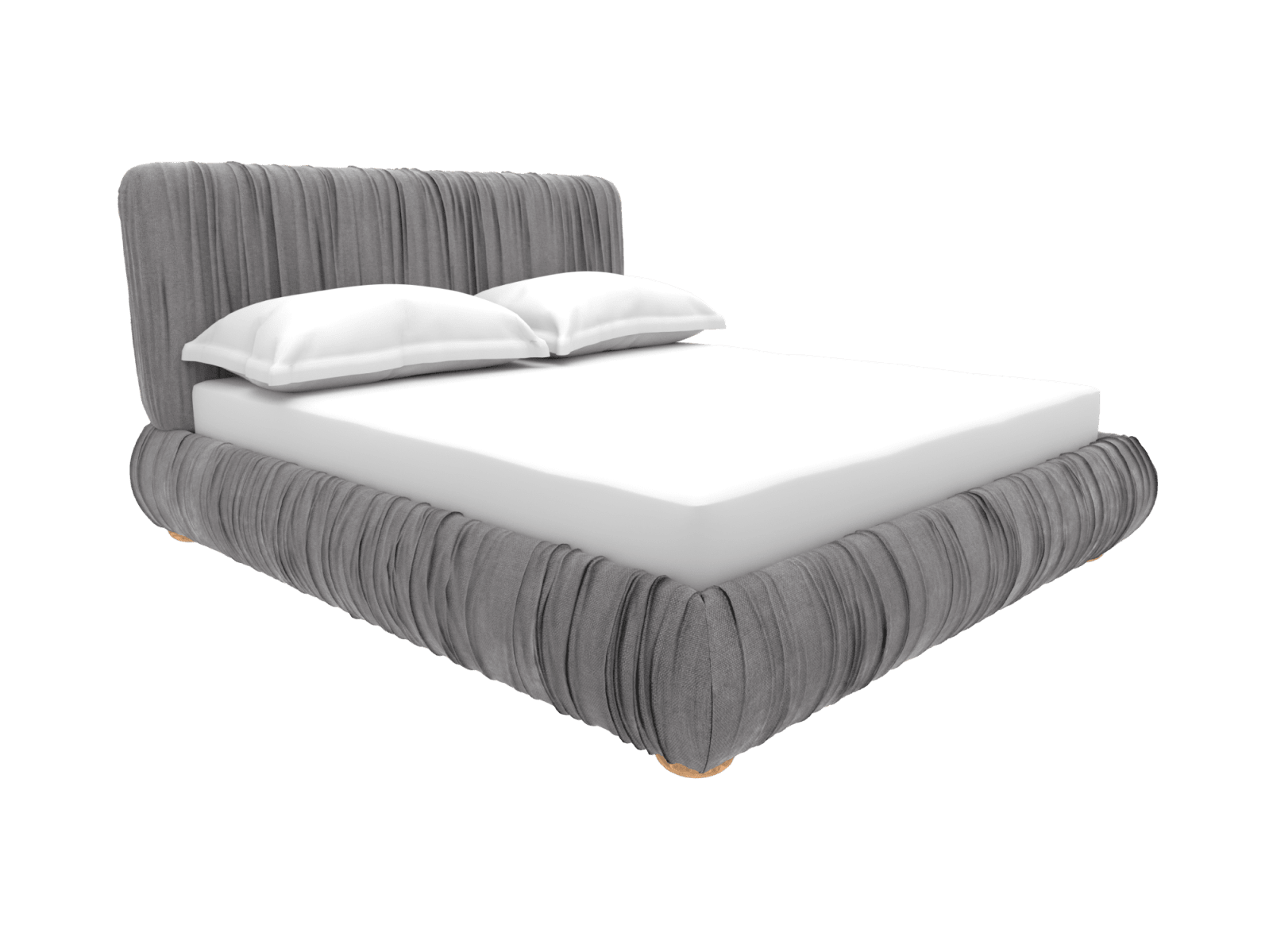 Gracie Bed Frame View Steel color View Steel